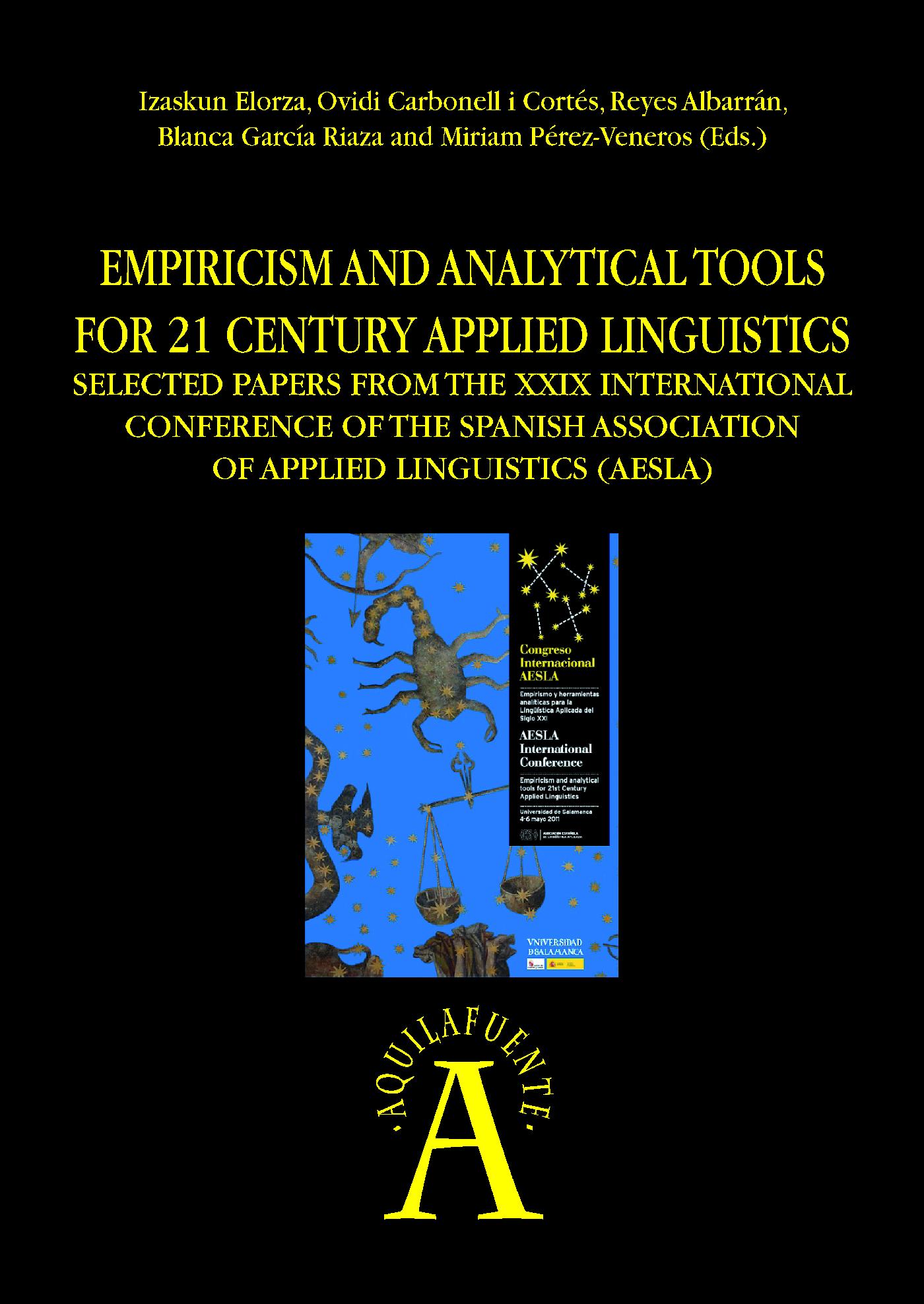EMPIRICISM AND ANALYTICAL TOOLS FOR 21 CENTURY APPLIED LINGUISTICS
