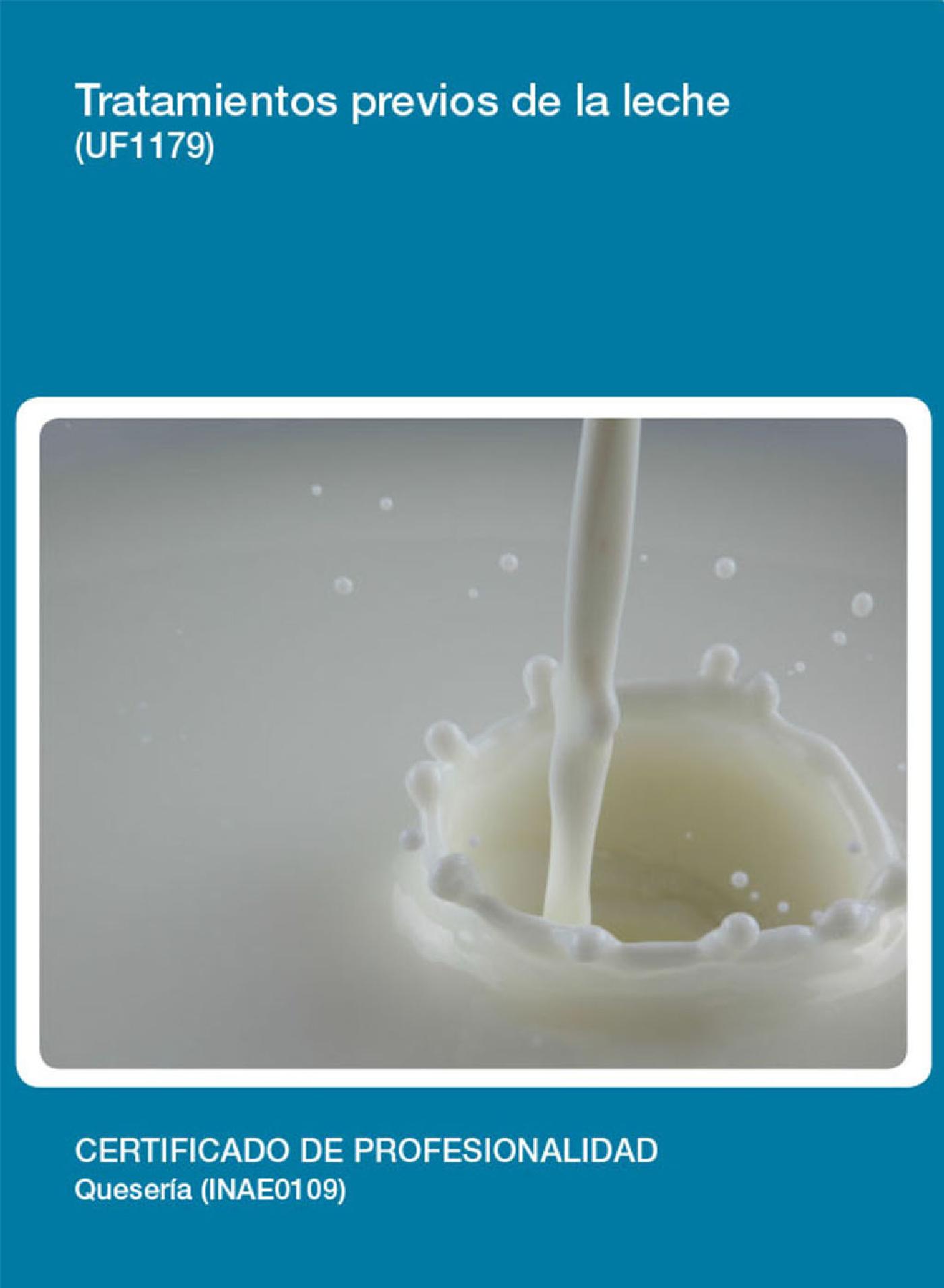 Uf1179 - Tratamientos Previos de la Leche
