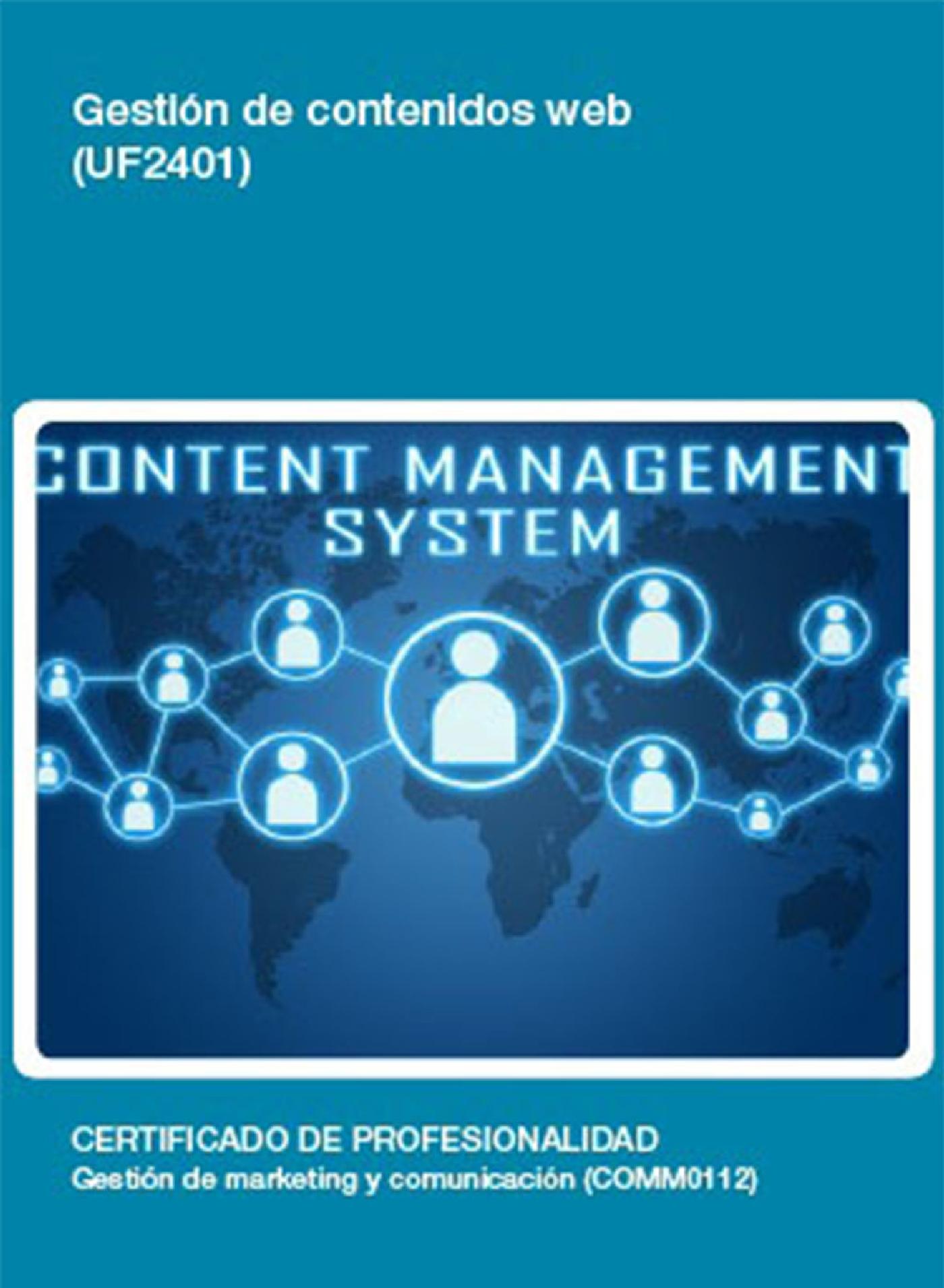 UF2401 - GESTIÓN DE CONTENIDOS WEB