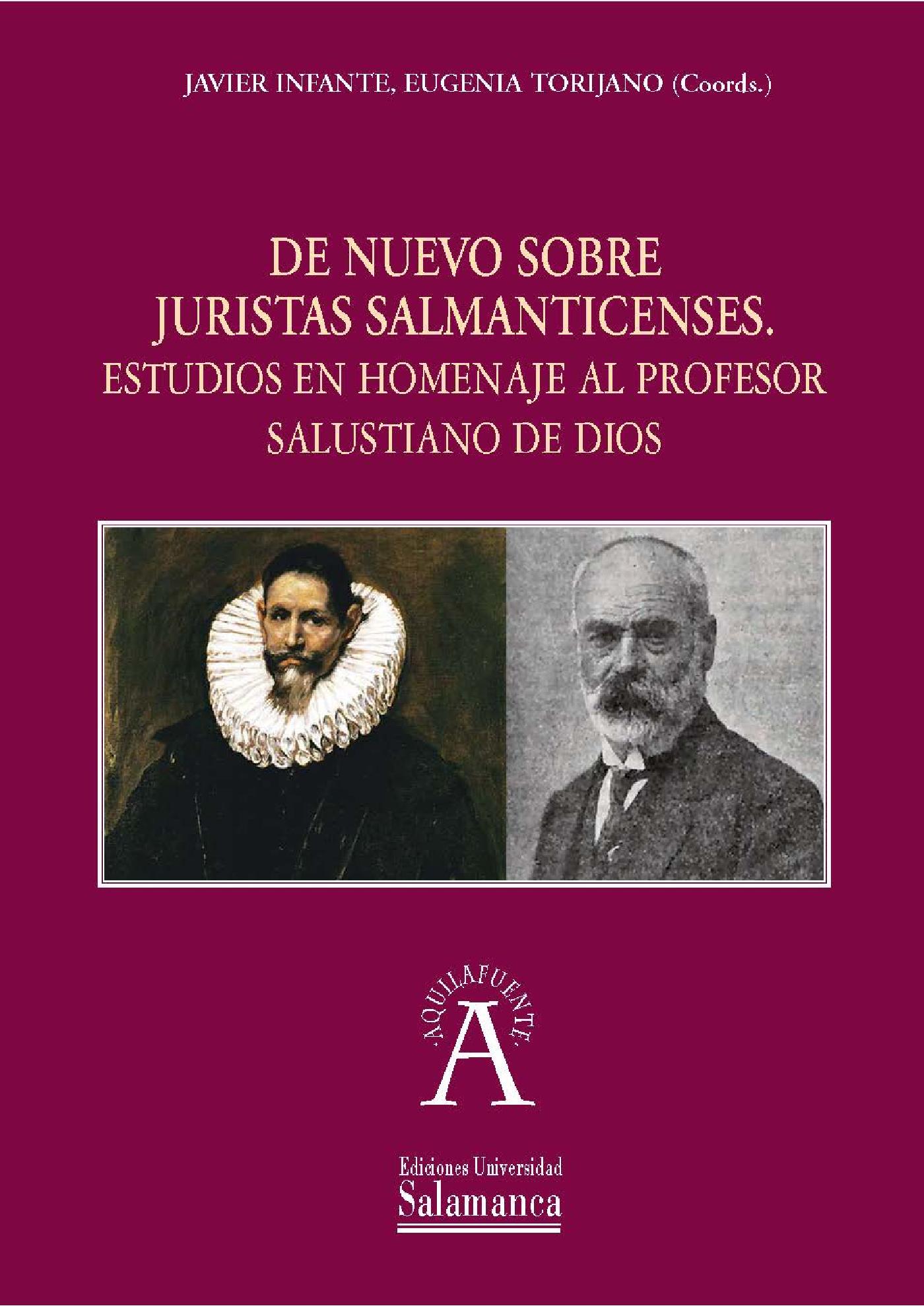 DE NUEVO SOBRE LOS JURISTAS SALMANTICENSES