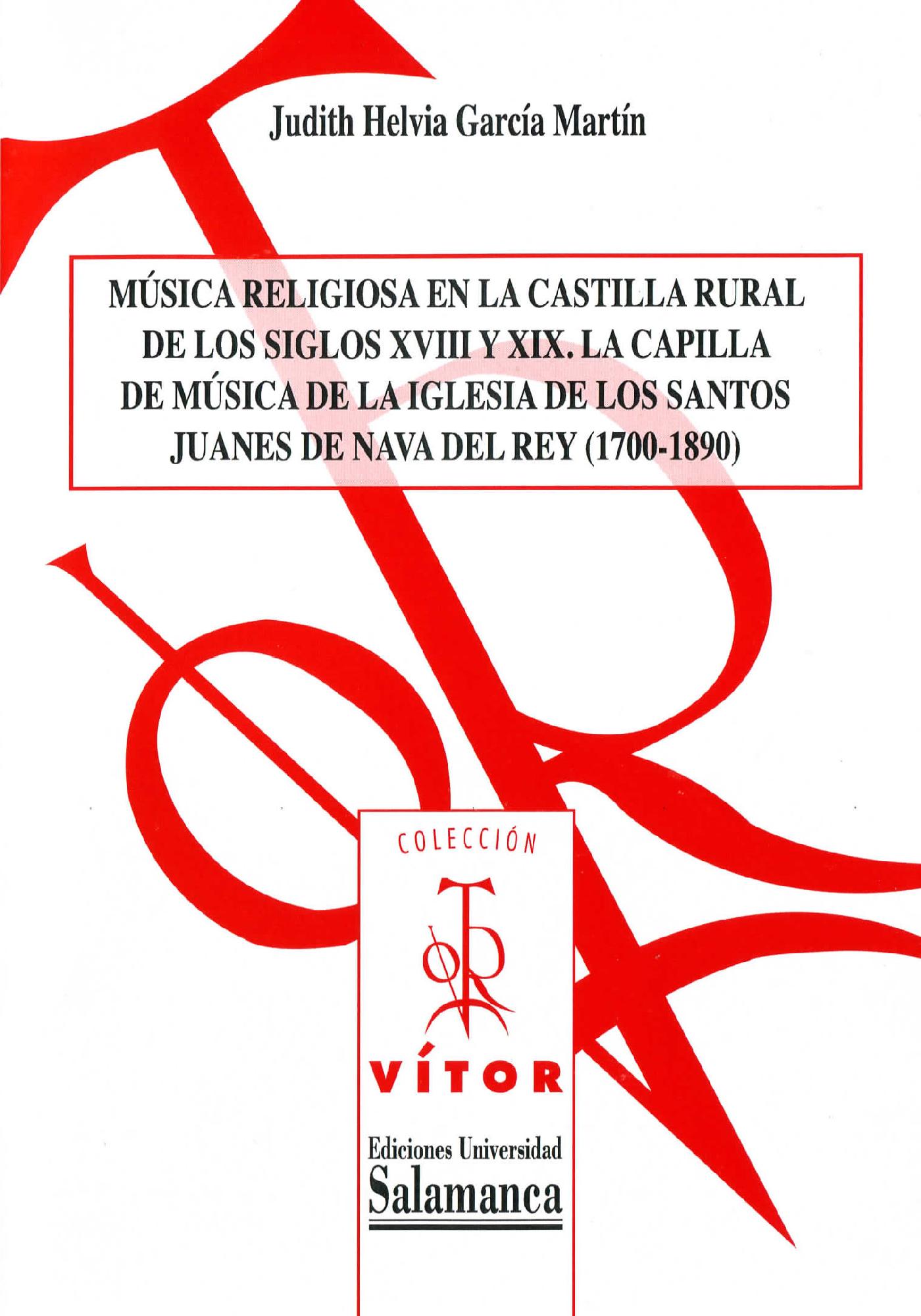 M?SICA RELIGIOSA EN LA CASTILLA RURAL DE LOS SIGLOS XVIII Y XIX