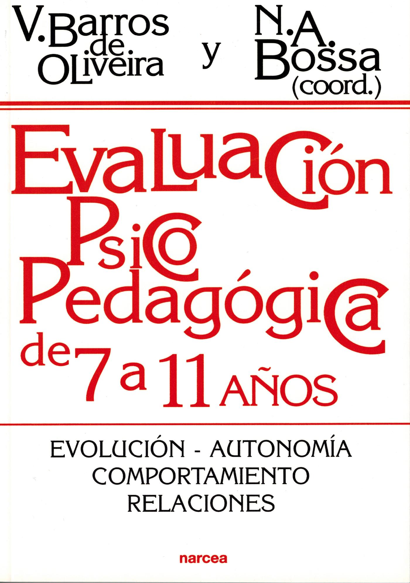 EVALUACIÓN PSICOPEDAGÓGICA DE 7 A 11 AÑOS