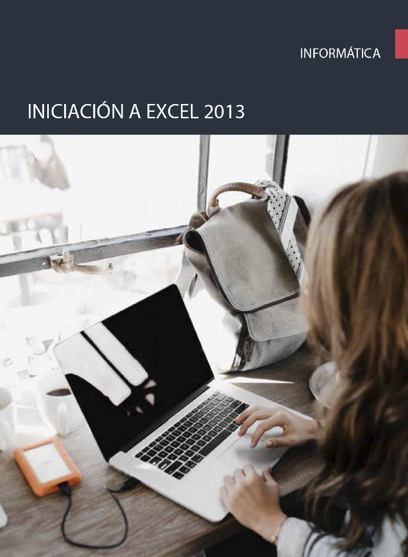 INICIACIÓN A EXCEL 2013