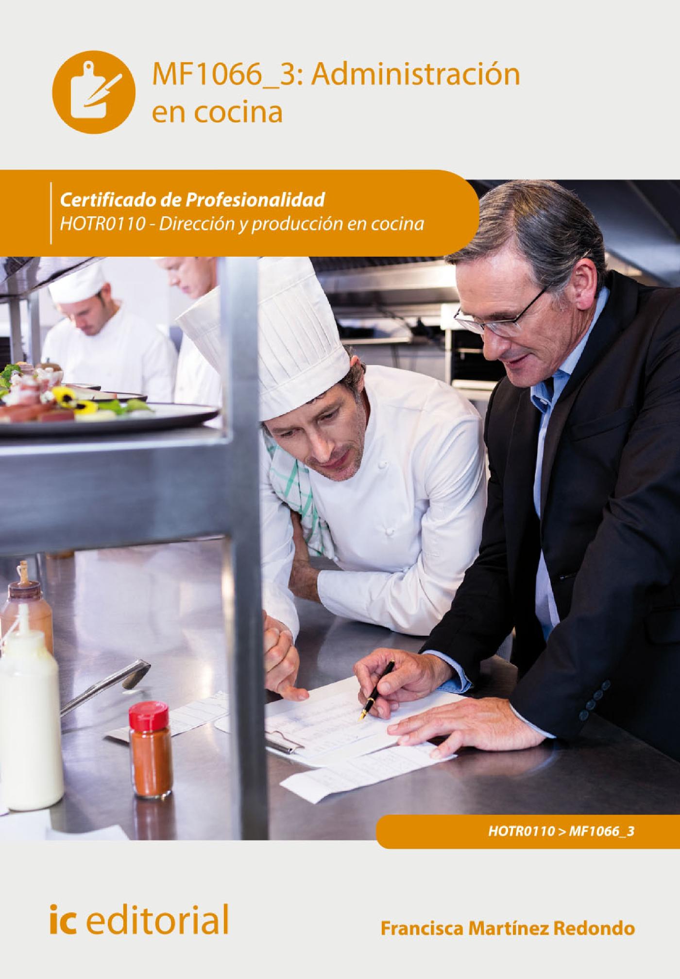 ADMINISTRACIÓN EN COCINA. HOTR0110