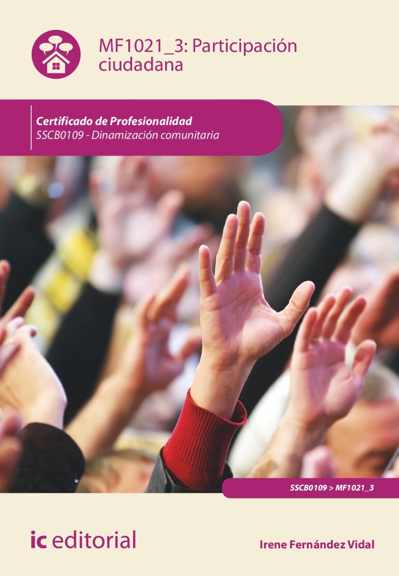 PARTICIPACIÓN CIUDADANA. SSCB0109