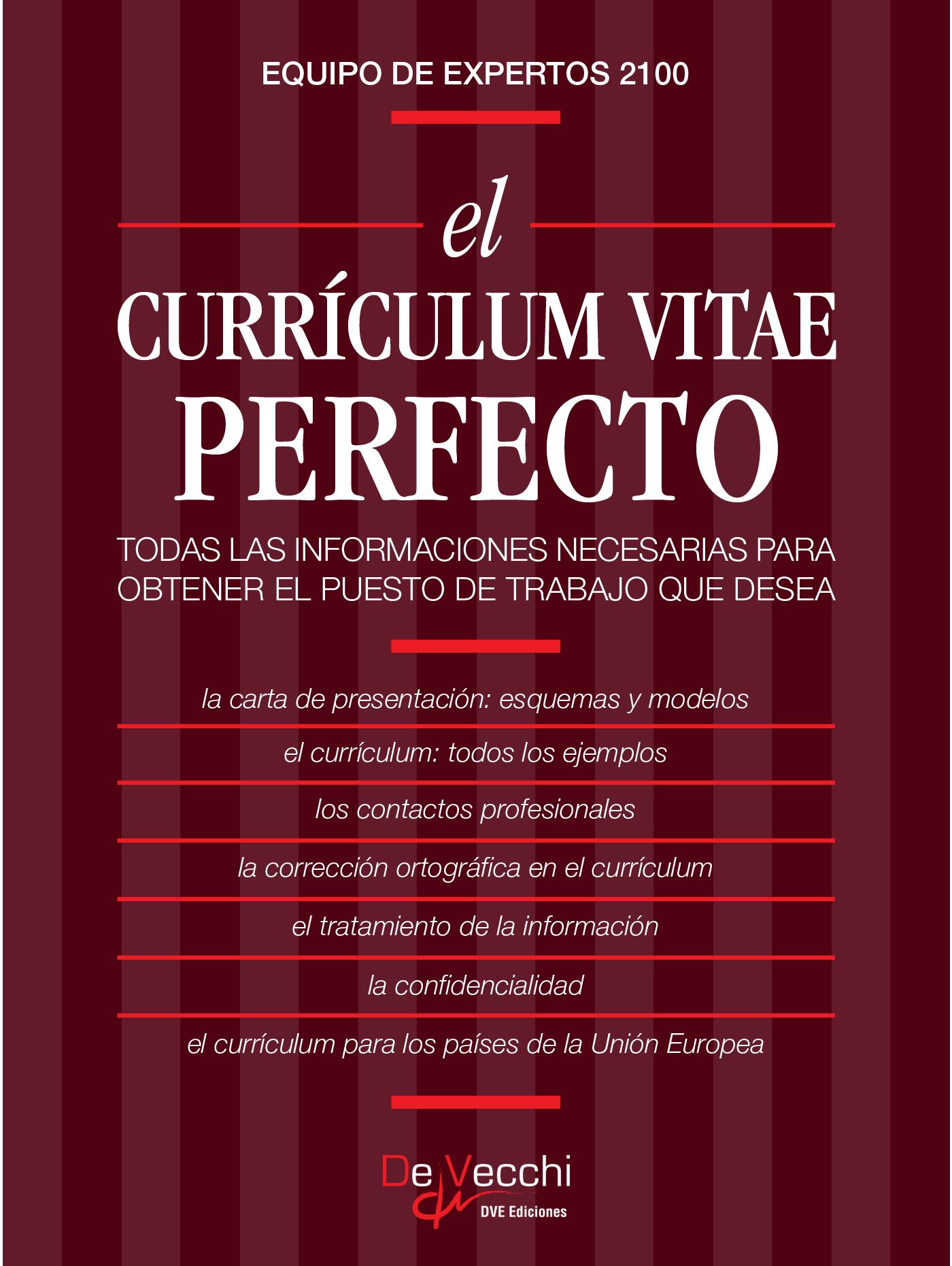 EL CURRÍCULUM VITAE PERFECTO