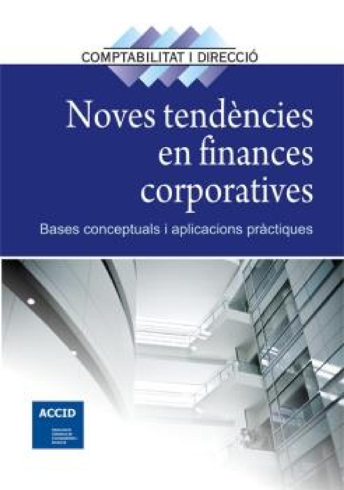 NUEVAS TENDENCIAS EN FINANZAS CORPORATIVAS. EBOOK