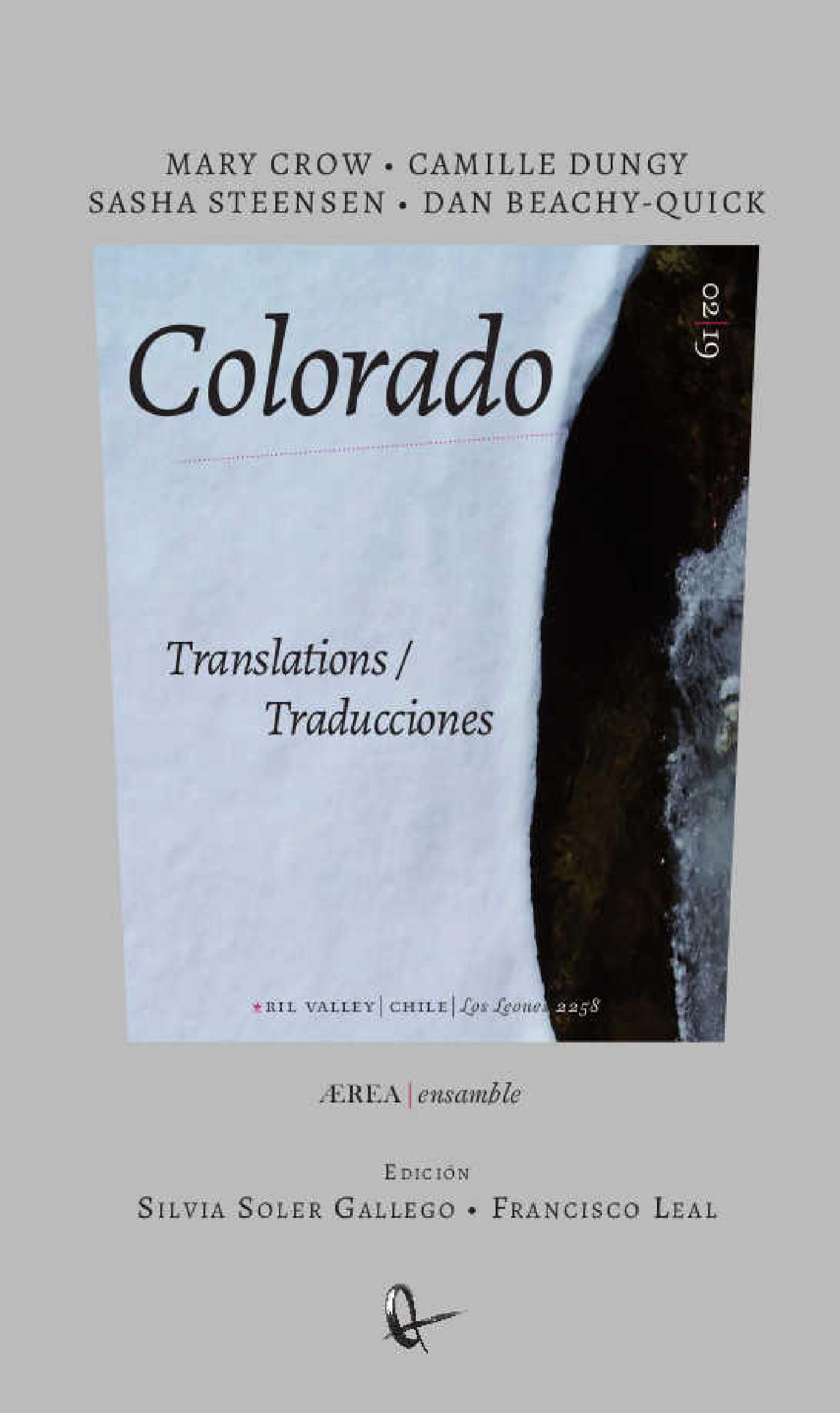 COLORADO: TRANSLATIONS / TRADUCCIONES