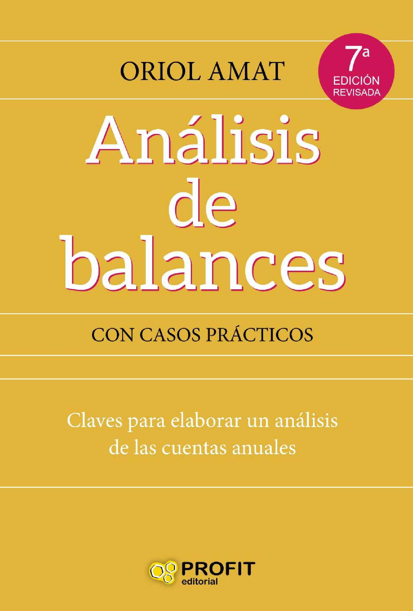 ANÁLISIS DE BALANCES. EBOOK