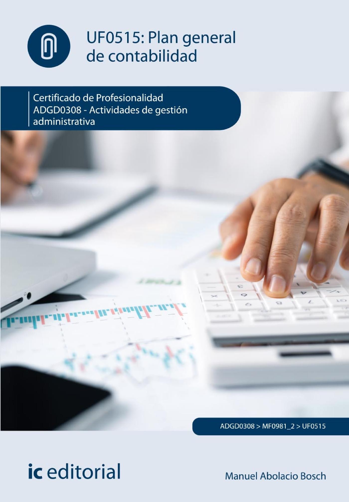 Plan General de Contabilidad. Adgd0308