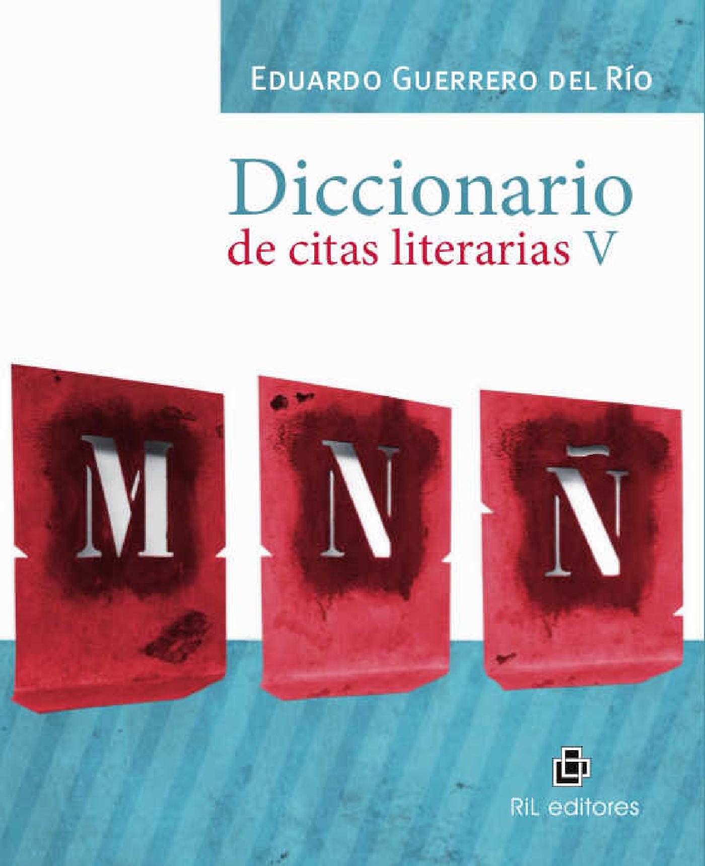 Diccionario de Citas Literarias V
