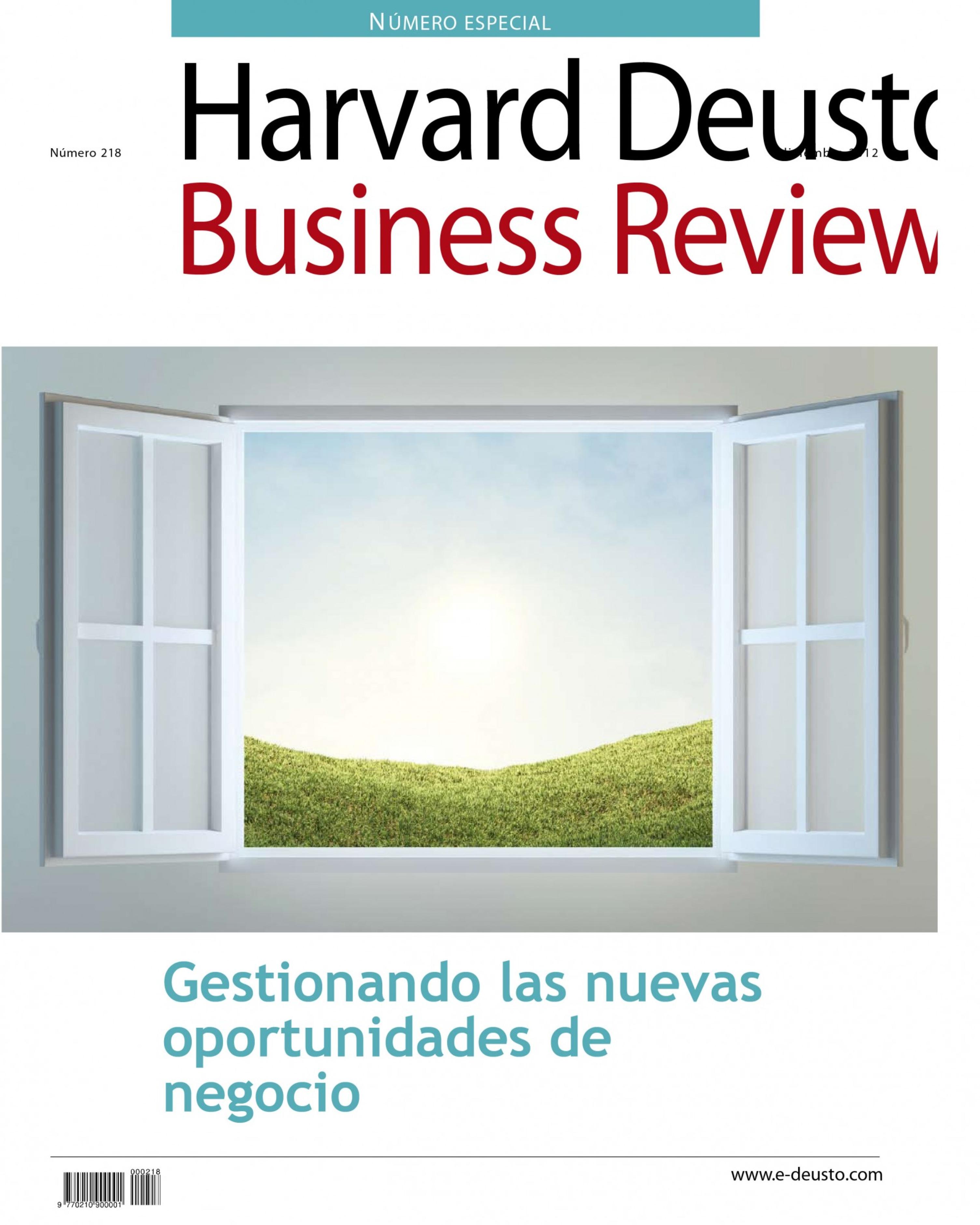 HARVARD DEUSTO BUSINESS REVIEW Nº 218