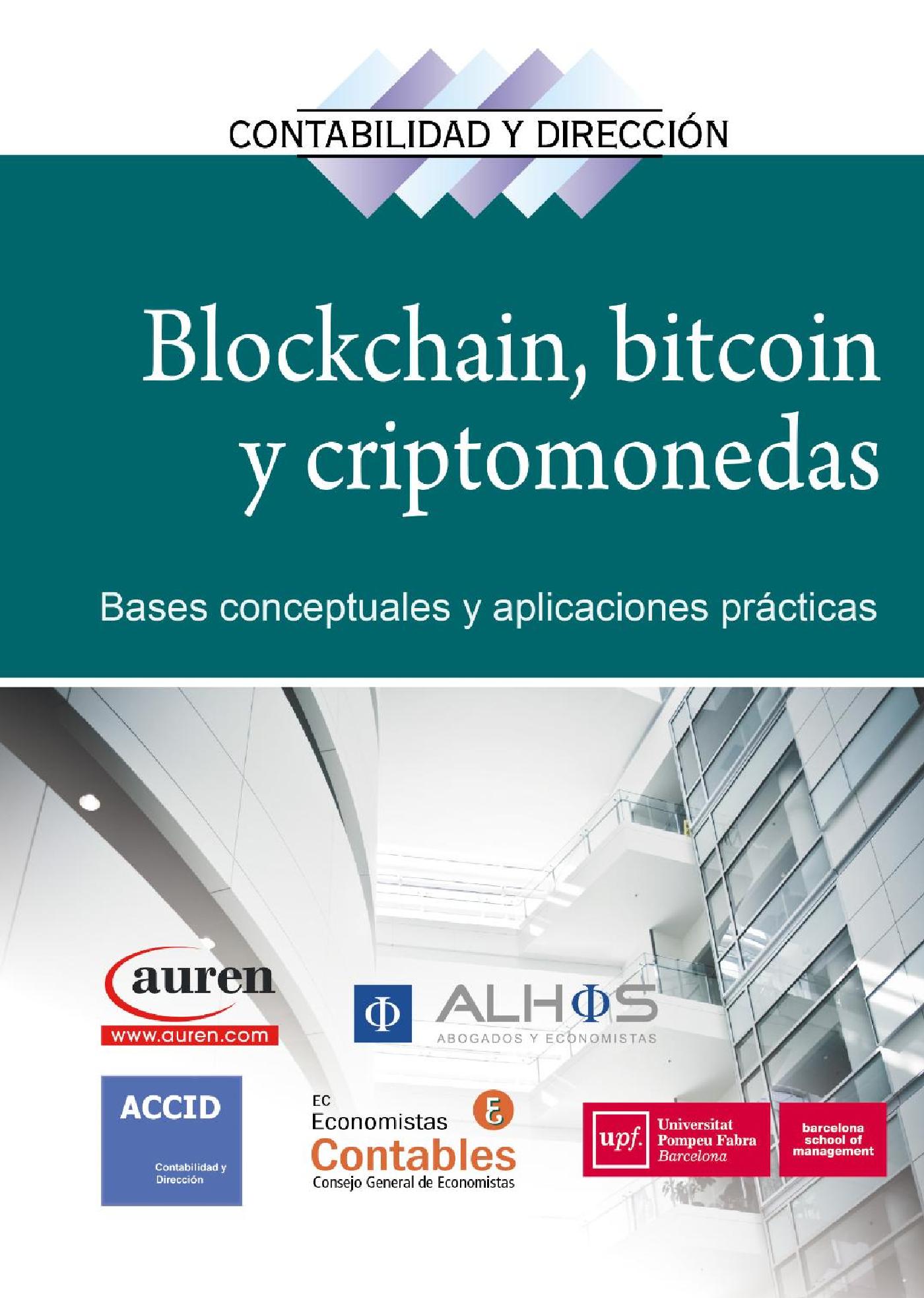 BLOCKCHAIN, BITCOIN Y CRIPTOMONEDAS. E-BOOK.