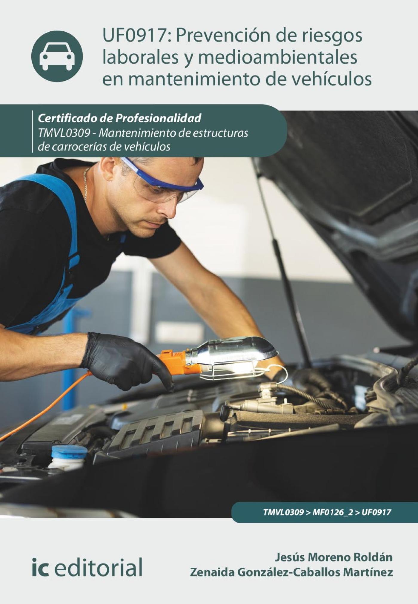 PREVENCIÓN DE RIESGOS LABORALES Y MEDIOAMBIENTALES EN MANTENIMIENTO DE VEHÍCULOS. TMVL0309