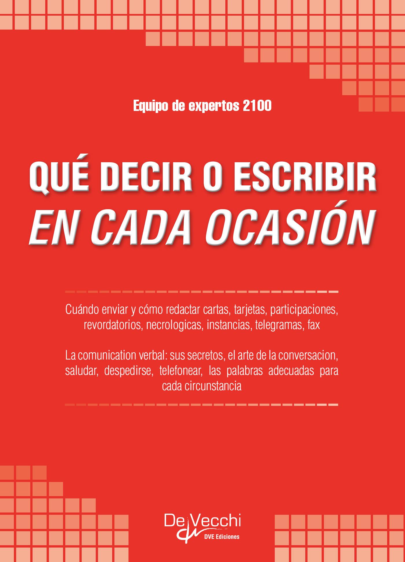 Qué Decir o Escribir en Cada Ocasión