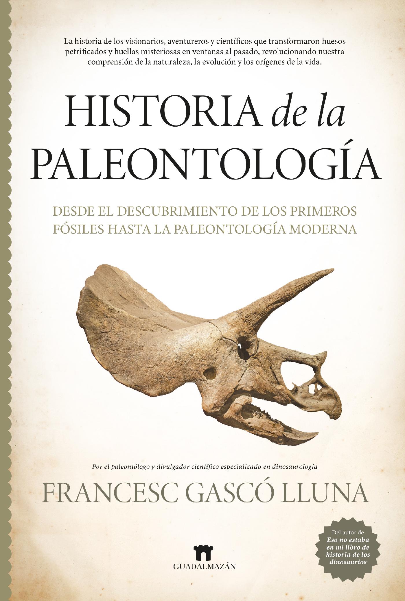 HISTORIA DE LA PALEONTOLOGÍA