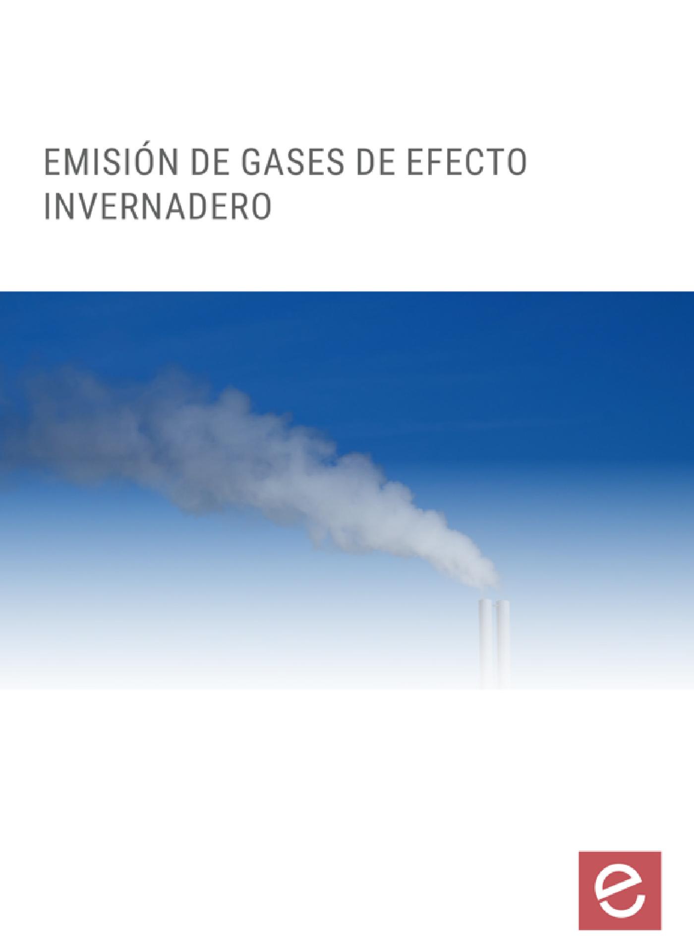 EMISIÓN DE GASES DE EFECTO INVERNADERO