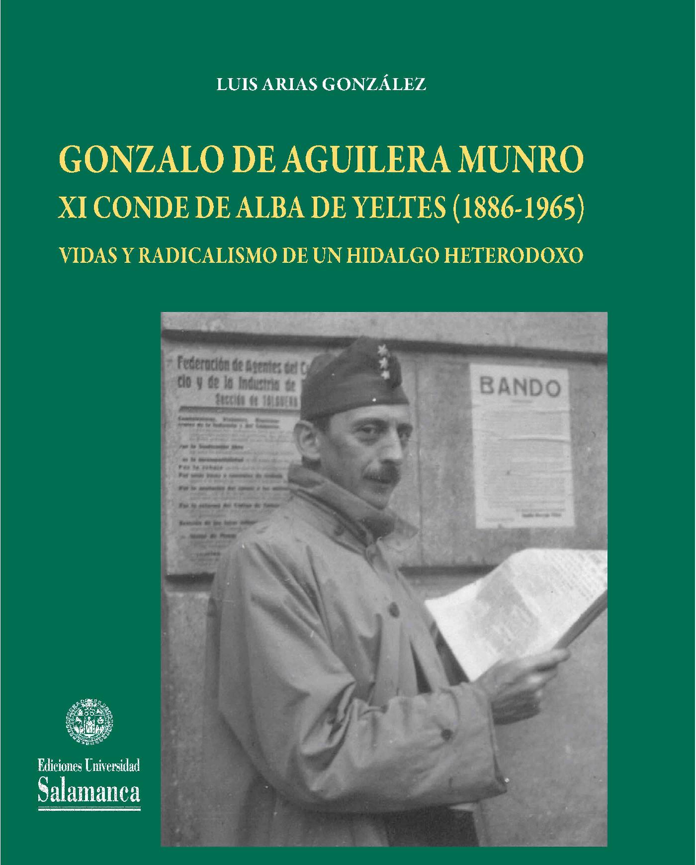 GONZALO DE AGUILERA MUNRO XI CONDE DE ALBA DE YELTES (1886-1965)