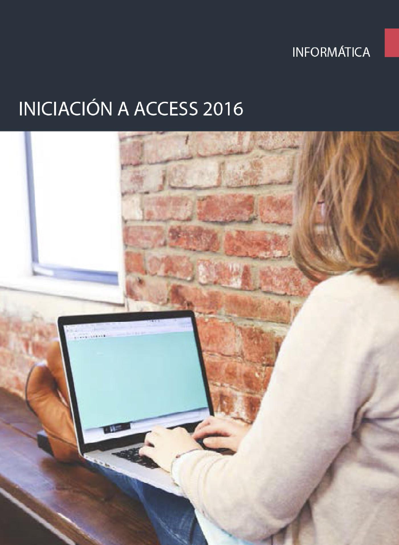 INICIACIÓN A ACCESS 2016
