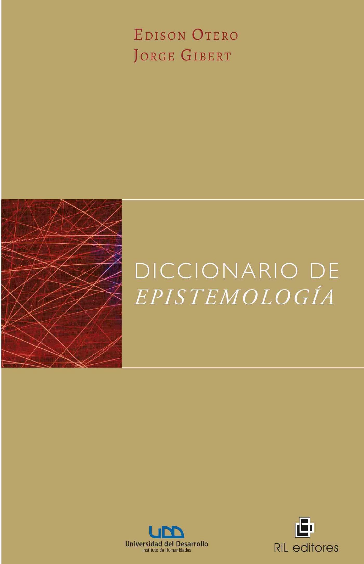 DICCIONARIO DE EPISTEMOLOGÍA
