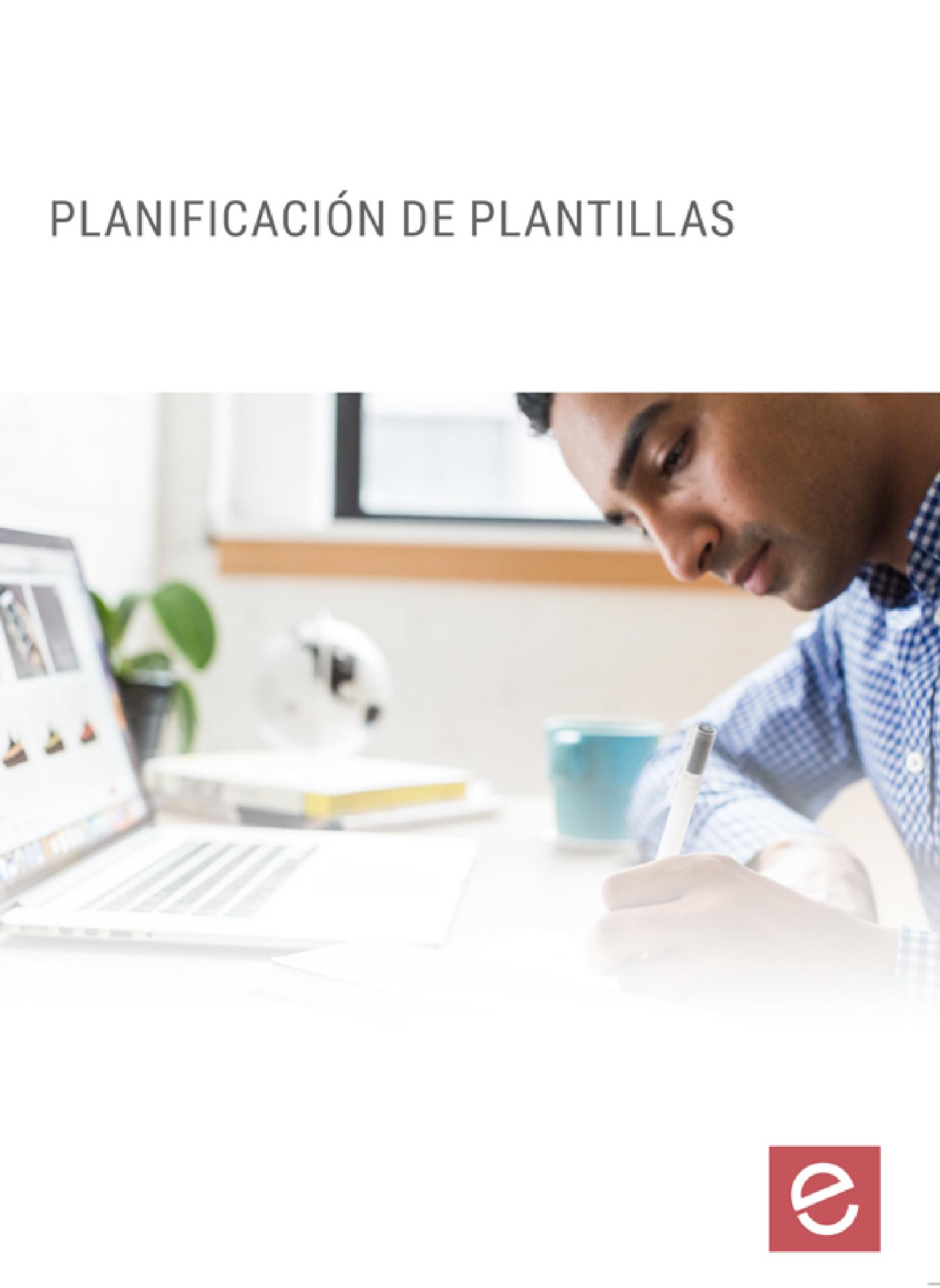 PLANIFICACIÓN DE PLANTILLAS