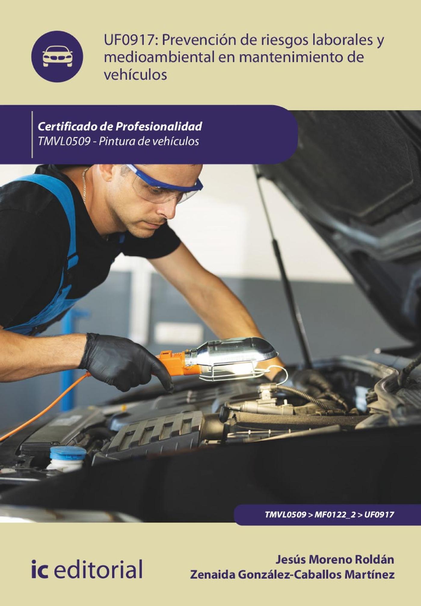 Prevención de Riesgos Laborales y Medioambientales en Mantenimiento de Vehículos. Tmvl0509
