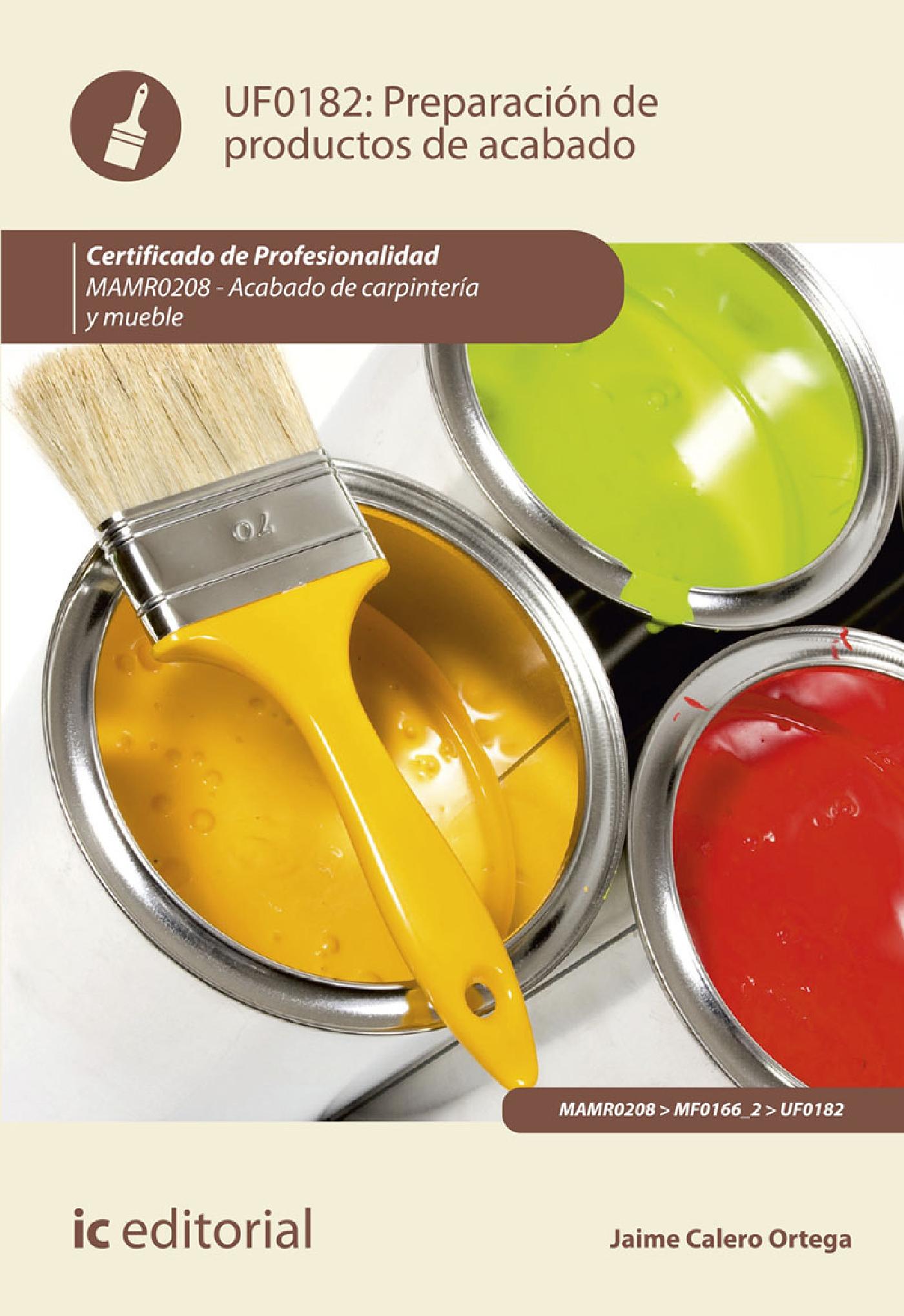 Preparación de Productos de Acabado. Mamr0208