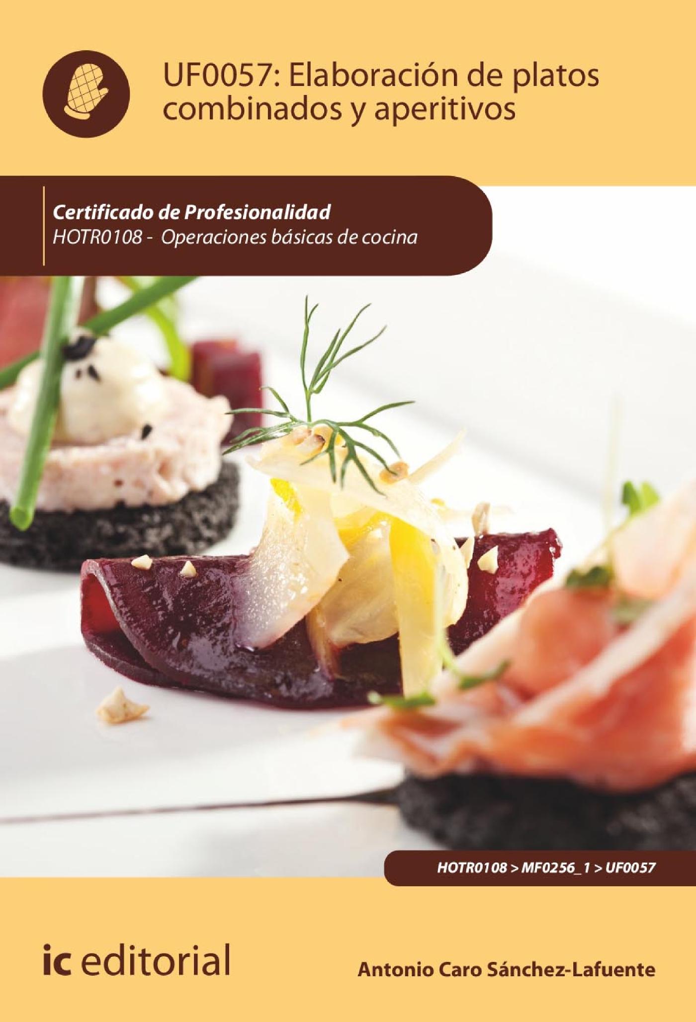 ELABORACIÓN DE PLATOS COMBINADOS Y APERITIVOS. HOTR0108