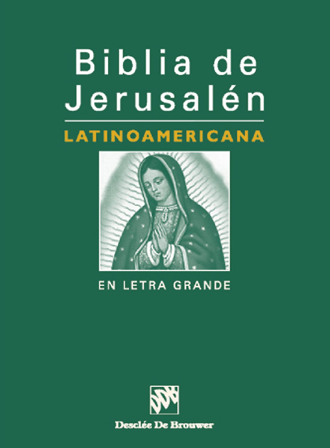 BIBLIA DE JERUSALÉN LATINOAMERICANA