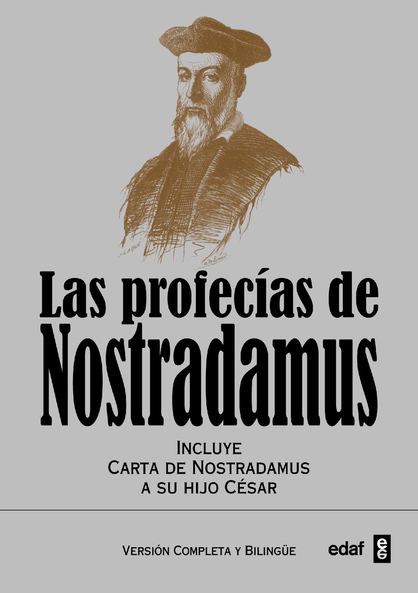 LAS PROFECÍAS DE NOSTRADAMUS
