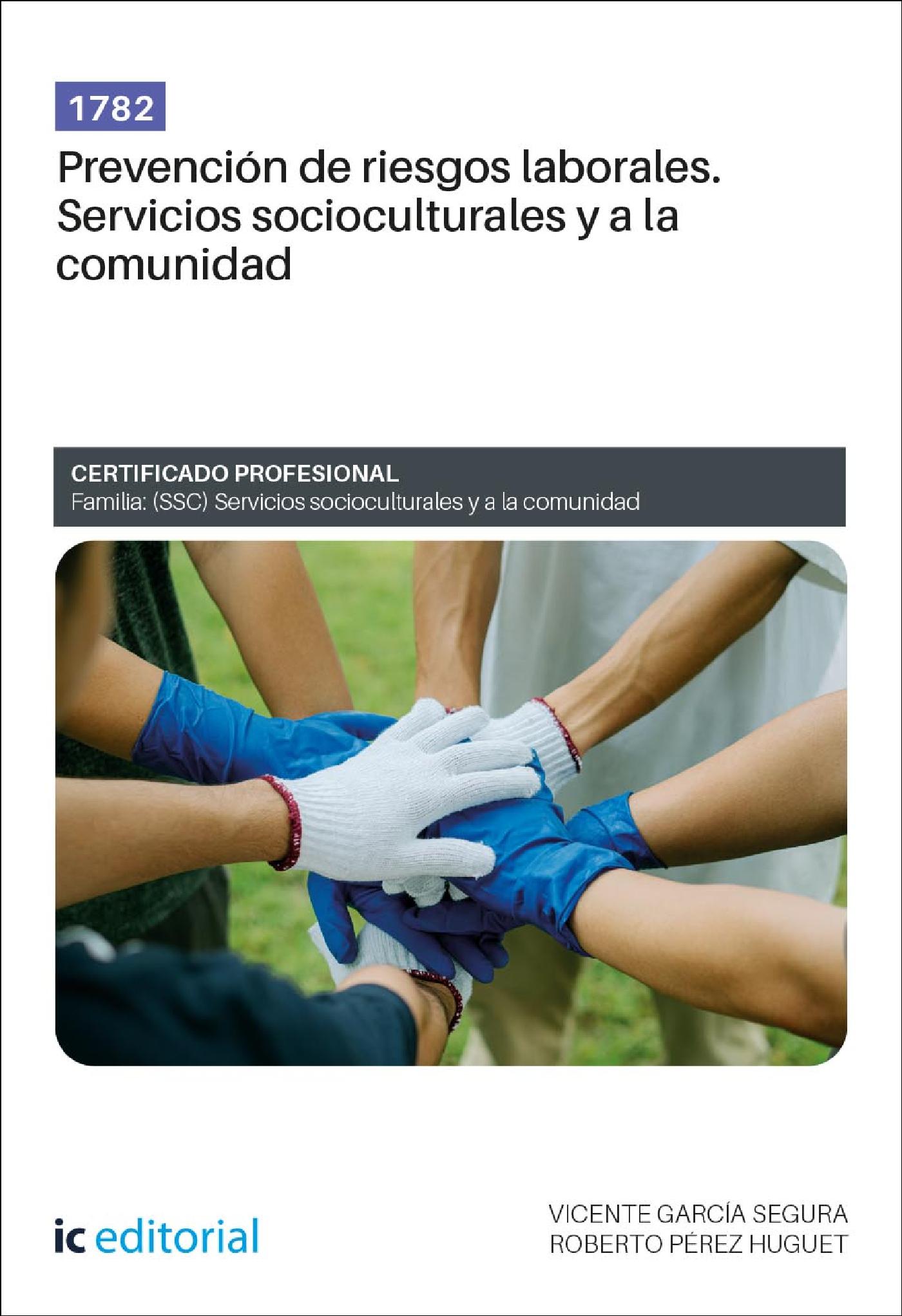 1782. PREVENCIÓN DE RIESGOS LABORALES. SERVICIOS SOCIOCULTURALES Y A LA COMUNIDAD