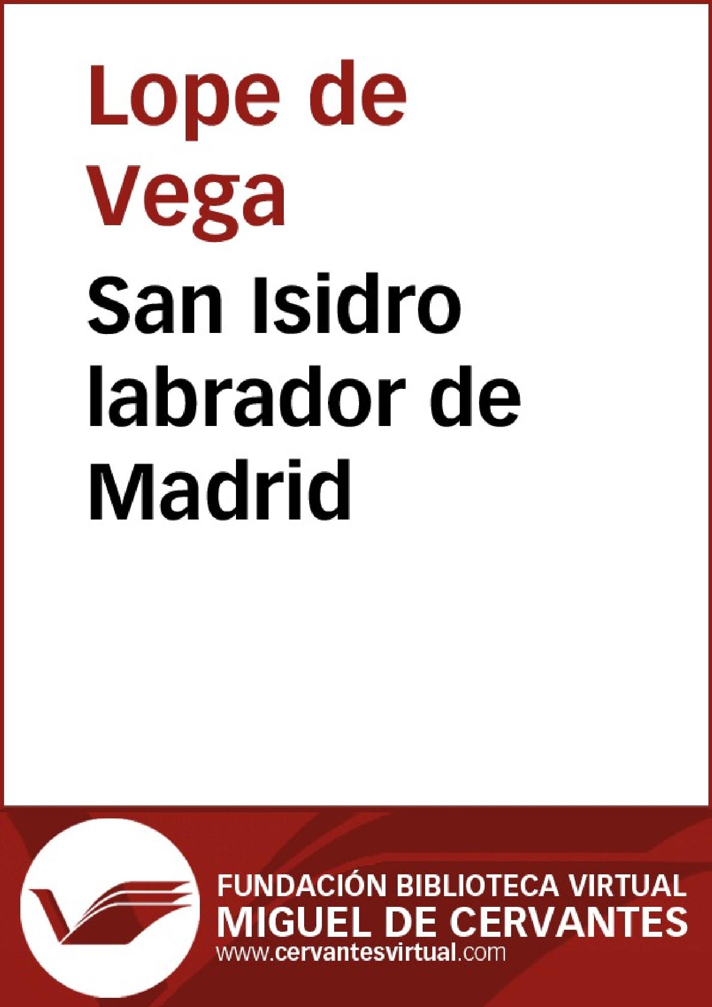 SAN ISIDRO LABRADOR DE MADRID