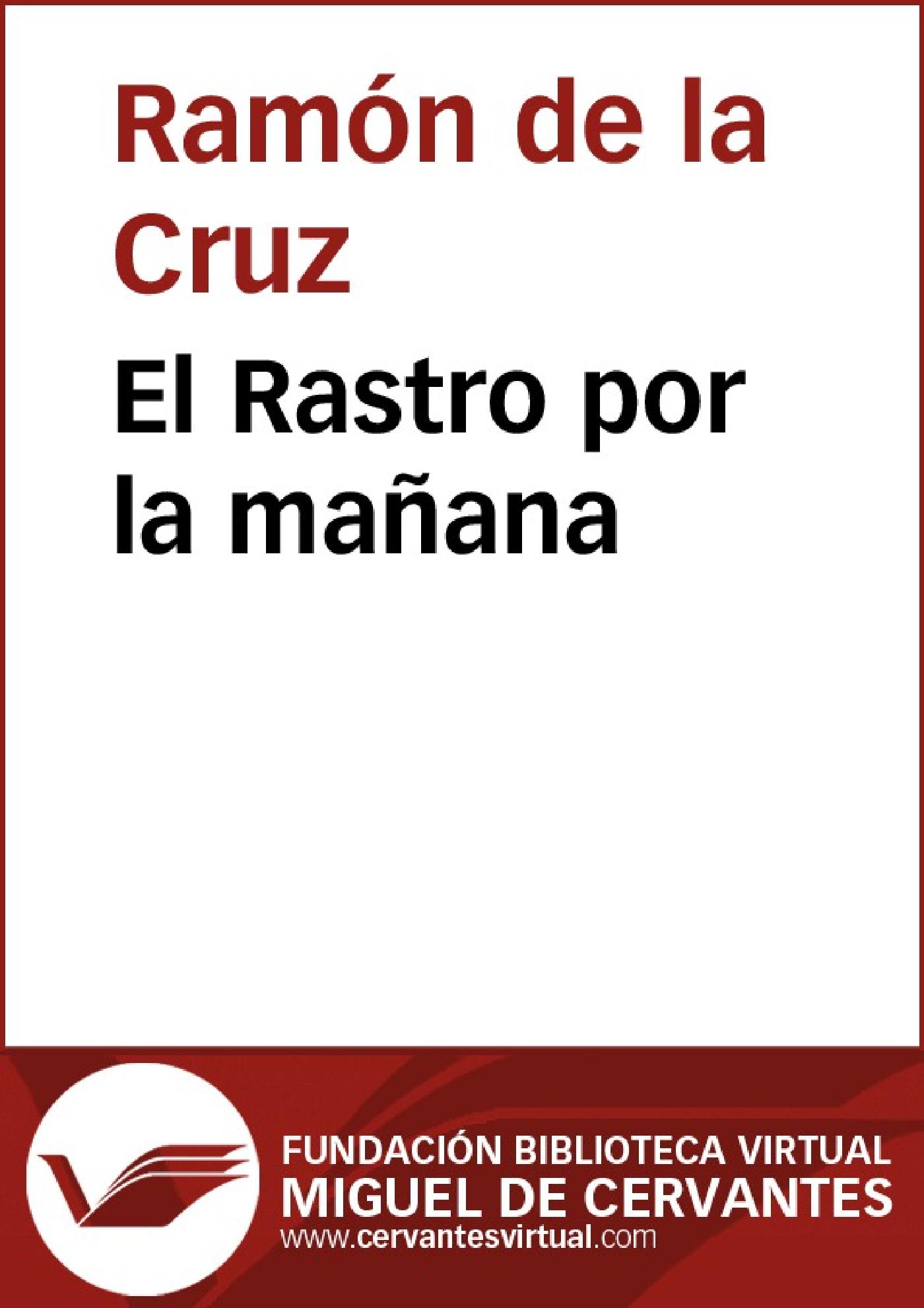 EL RASTRO POR LA MAÑANA