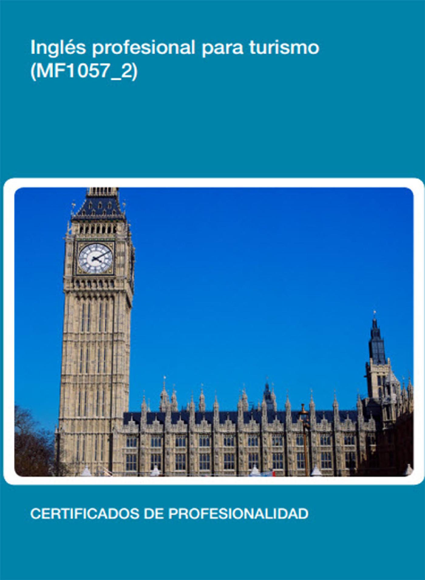 MF1057_2 - INGLÉS PROFESIONAL PARA TURISMO
