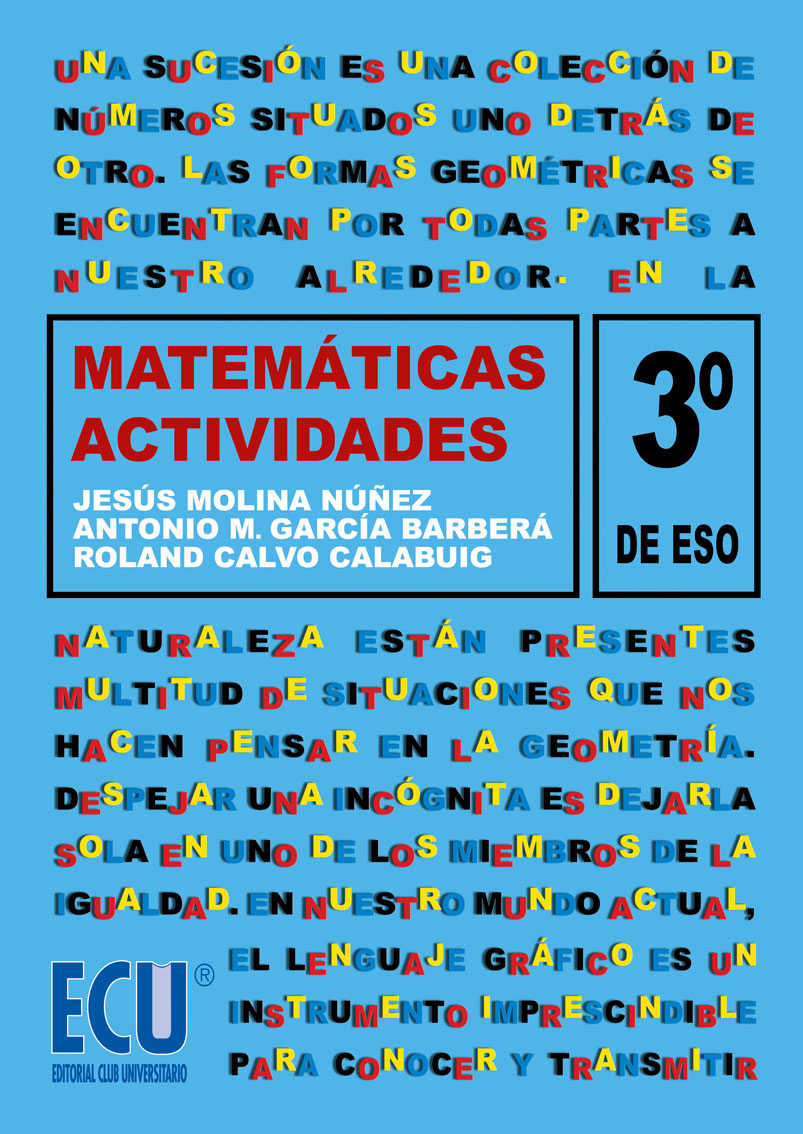 ACTIVIDADES DE MATEMÁTICAS. 3º ESO