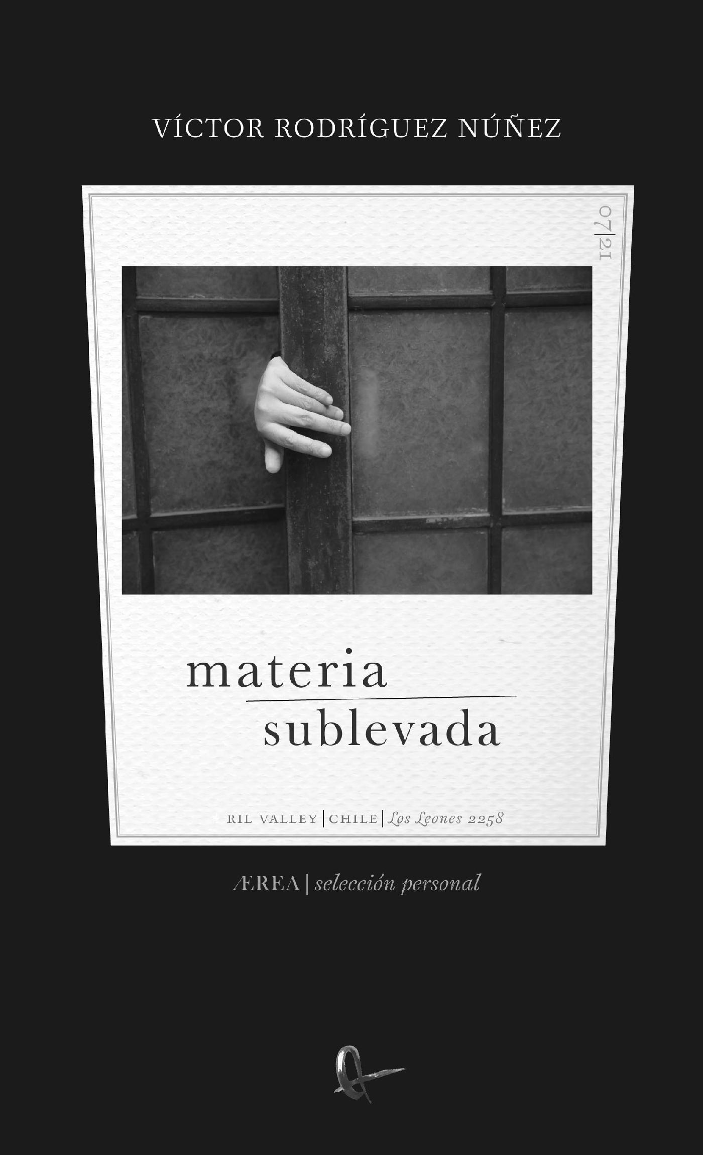 MATERIA SUBLEVADA. OBRA SELECTA 1979-2018