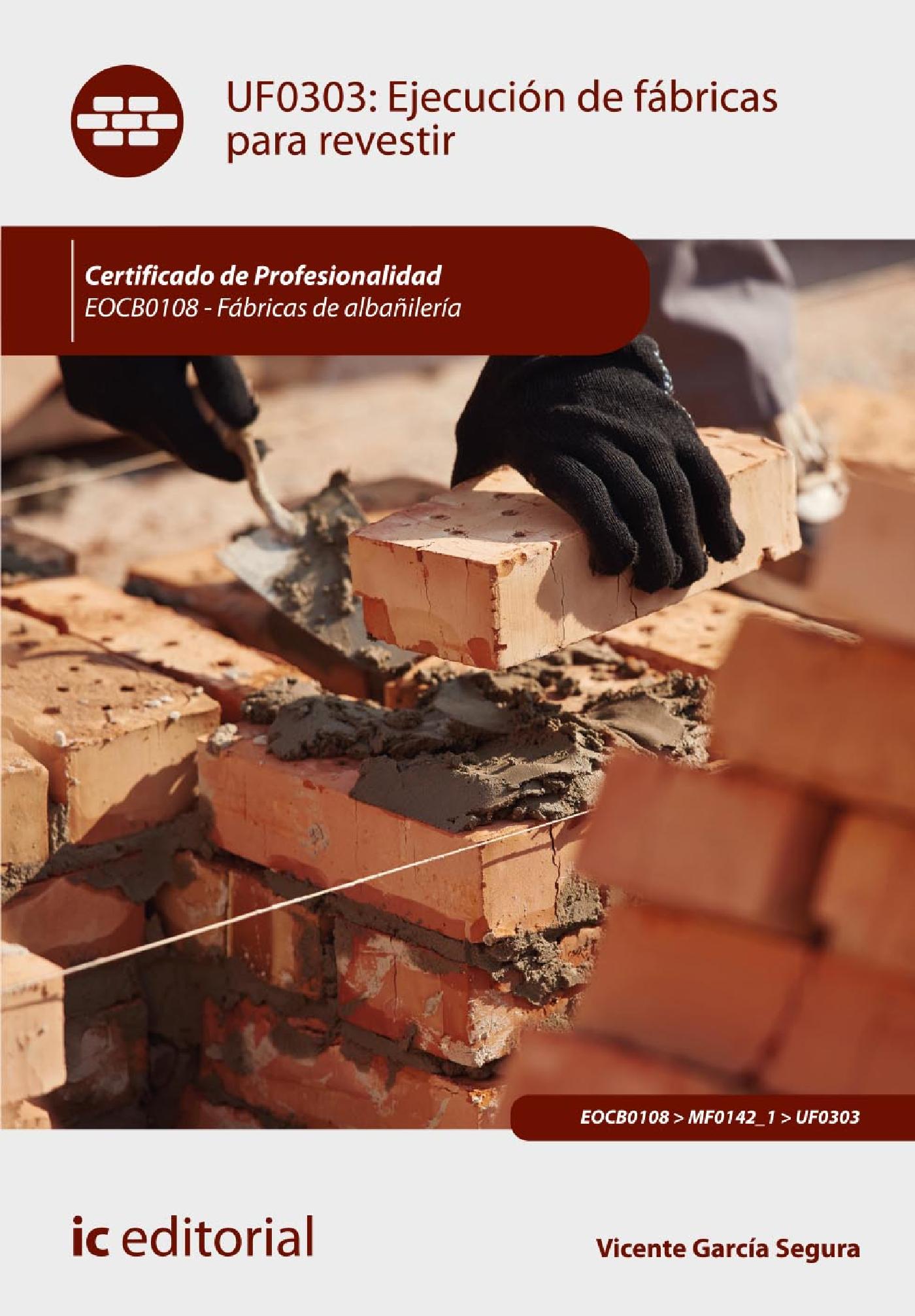 EJECUCIÓN DE FÁBRICAS PARA REVESTIR. EOCB0108