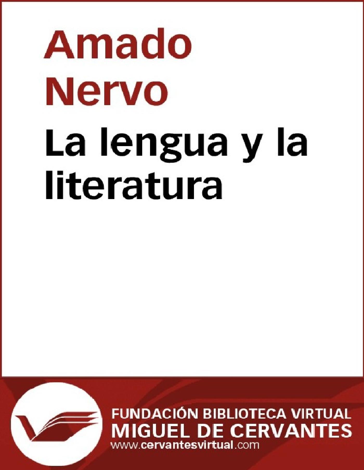 LA LENGUA Y LA LITERATURA