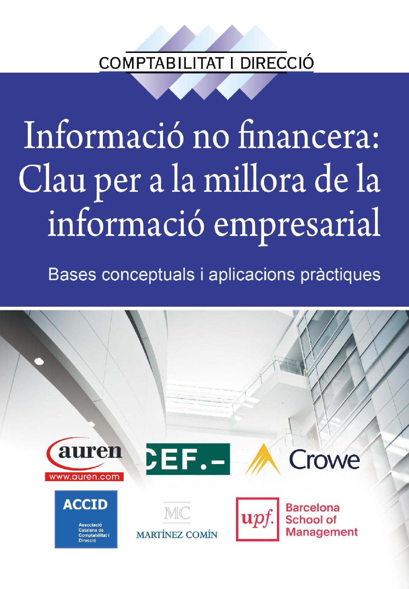 INFORMACIÓ NO FINANCERA