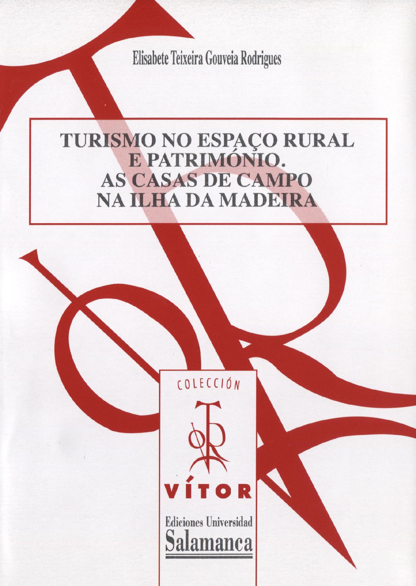 TURISMO NO ESPAÁO RURAL E PATRIMÛNIO