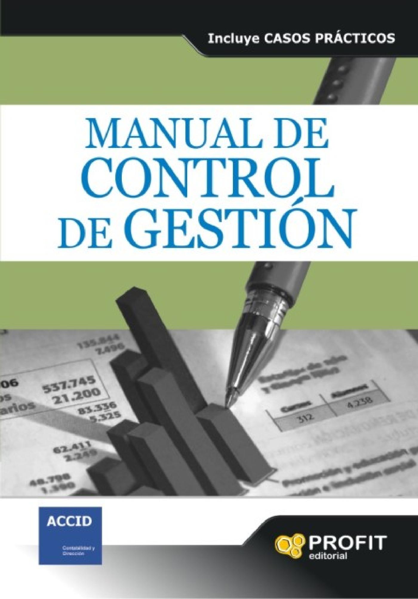 MANUAL DE CONTROL DE GESTIÓN. EBOOK