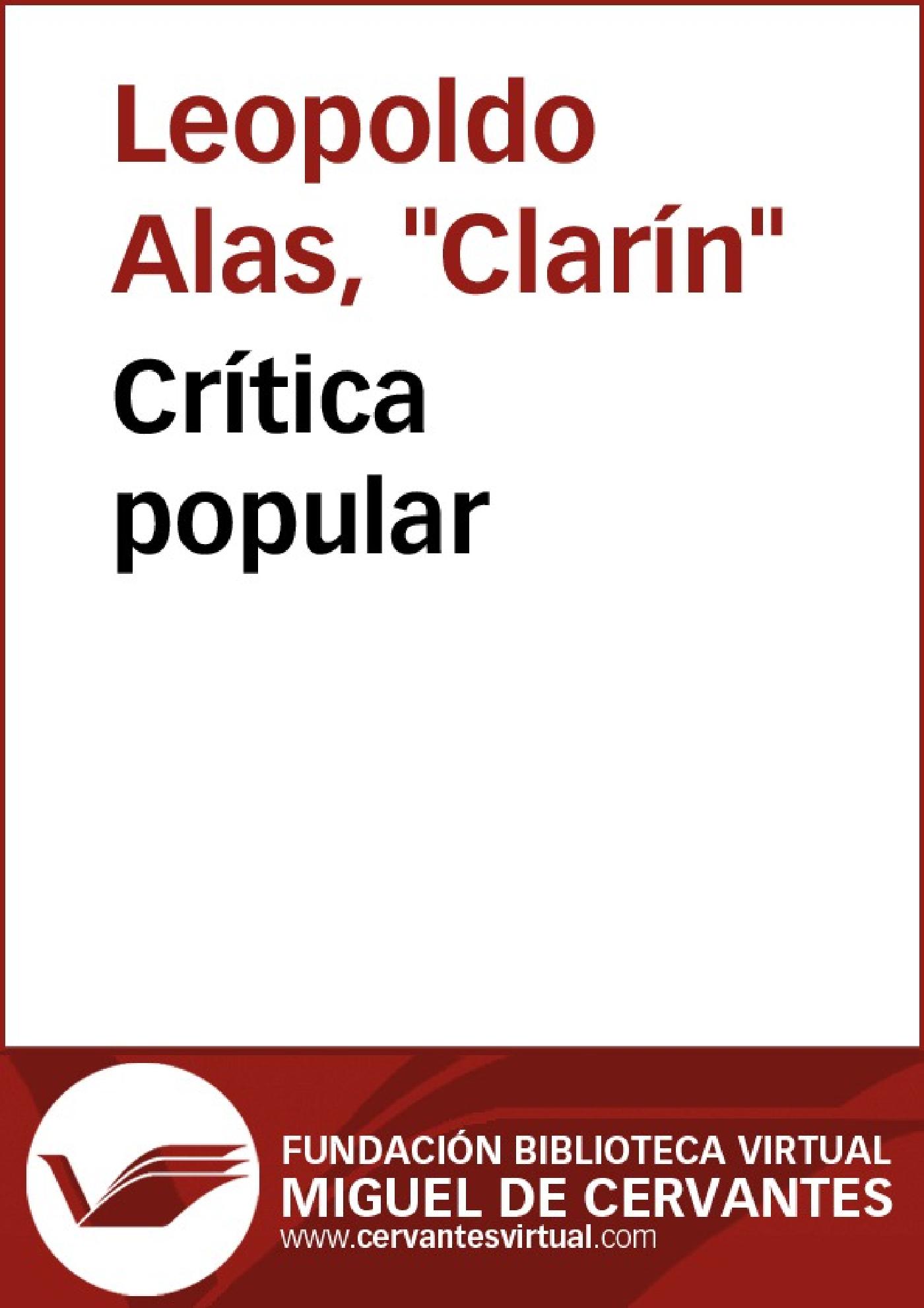 CRÍTICA POPULAR