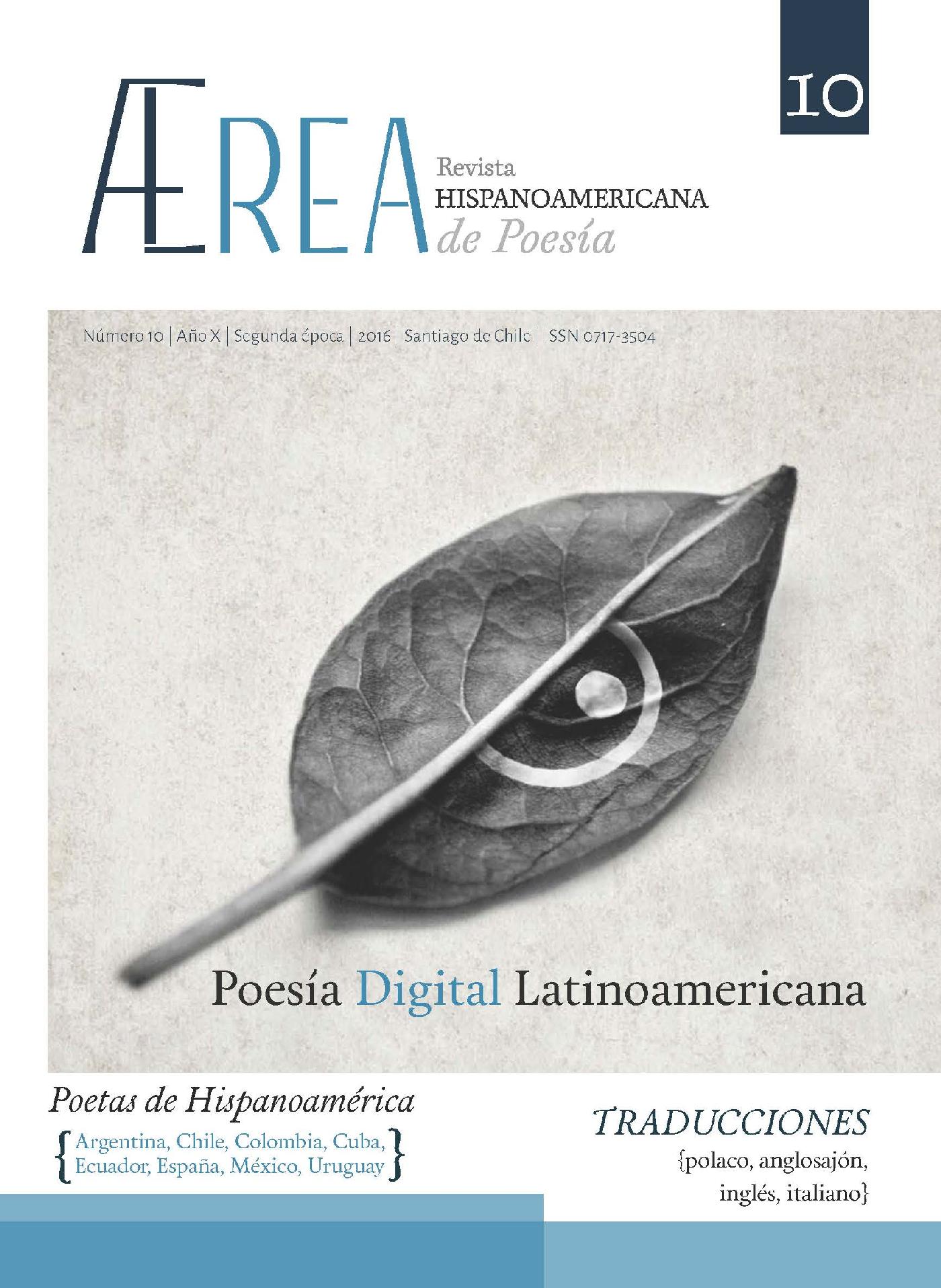 ÆREA. REVISTA HISPANOAMERICANA DE POESÍA N° 10