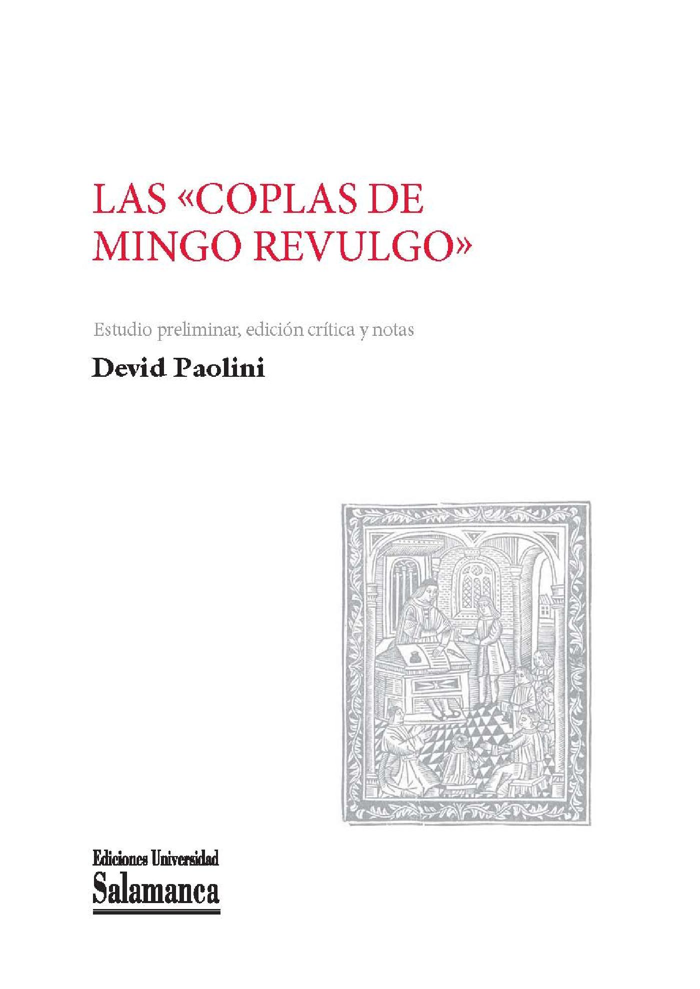 LAS ´COPLAS DE MINGO REVULGOª
