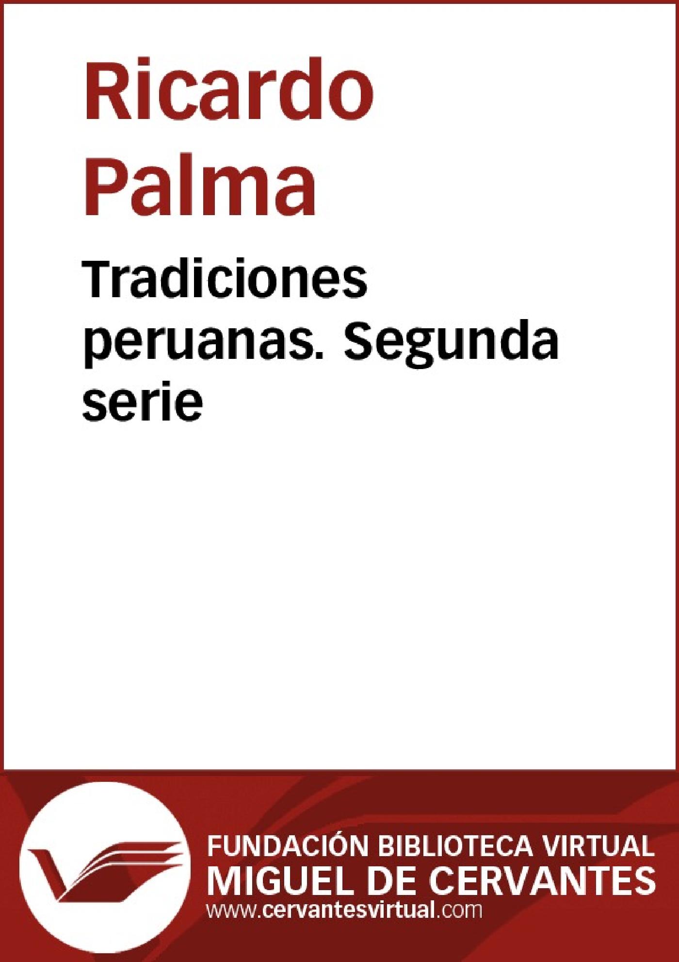 TRADICIONES PERUANAS II