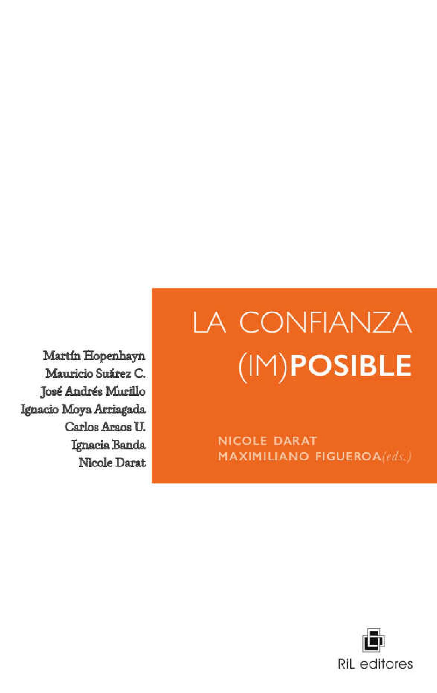LA CONFIANZA (IM)POSIBLE