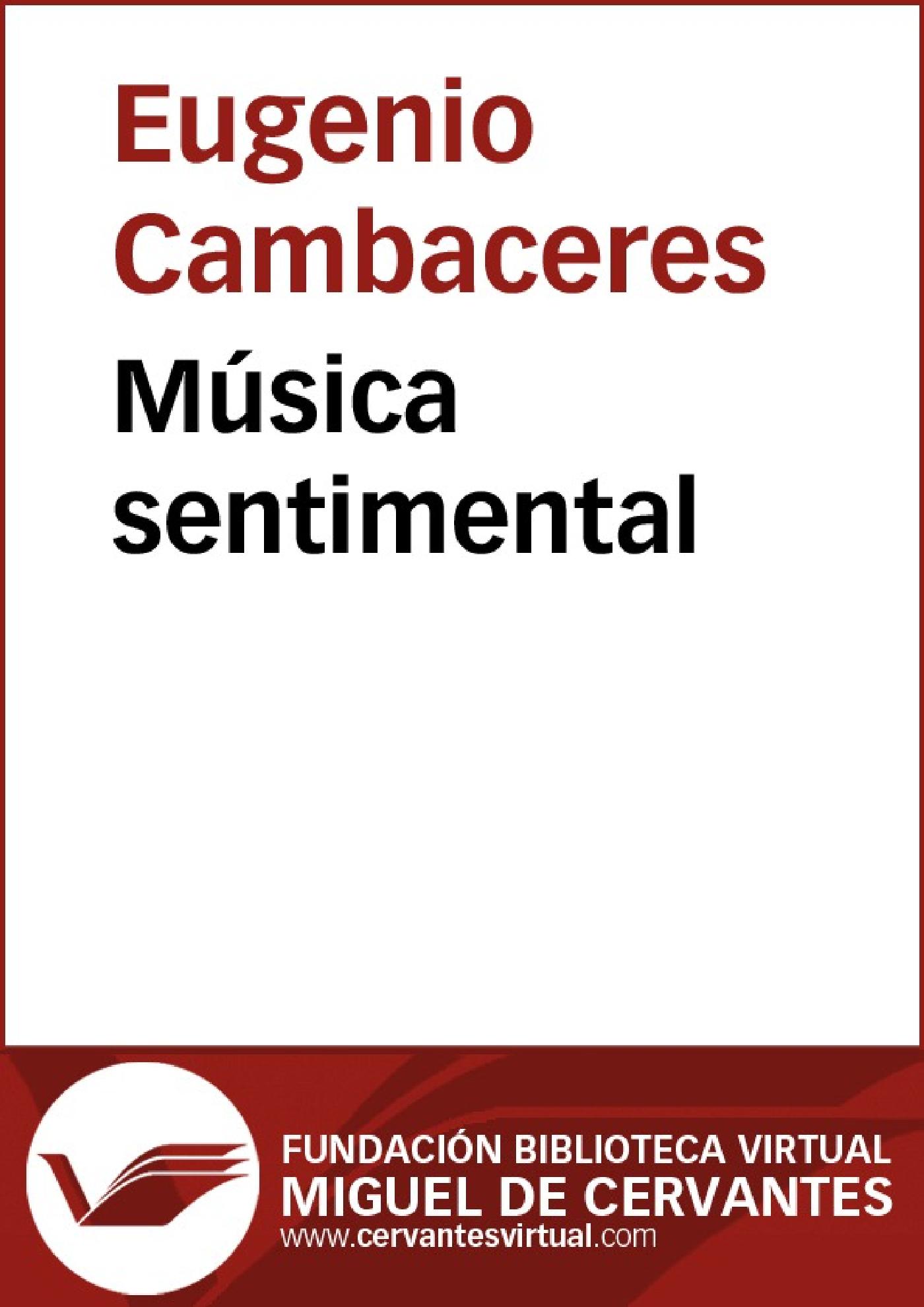 MÚSICA SENTIMENTAL