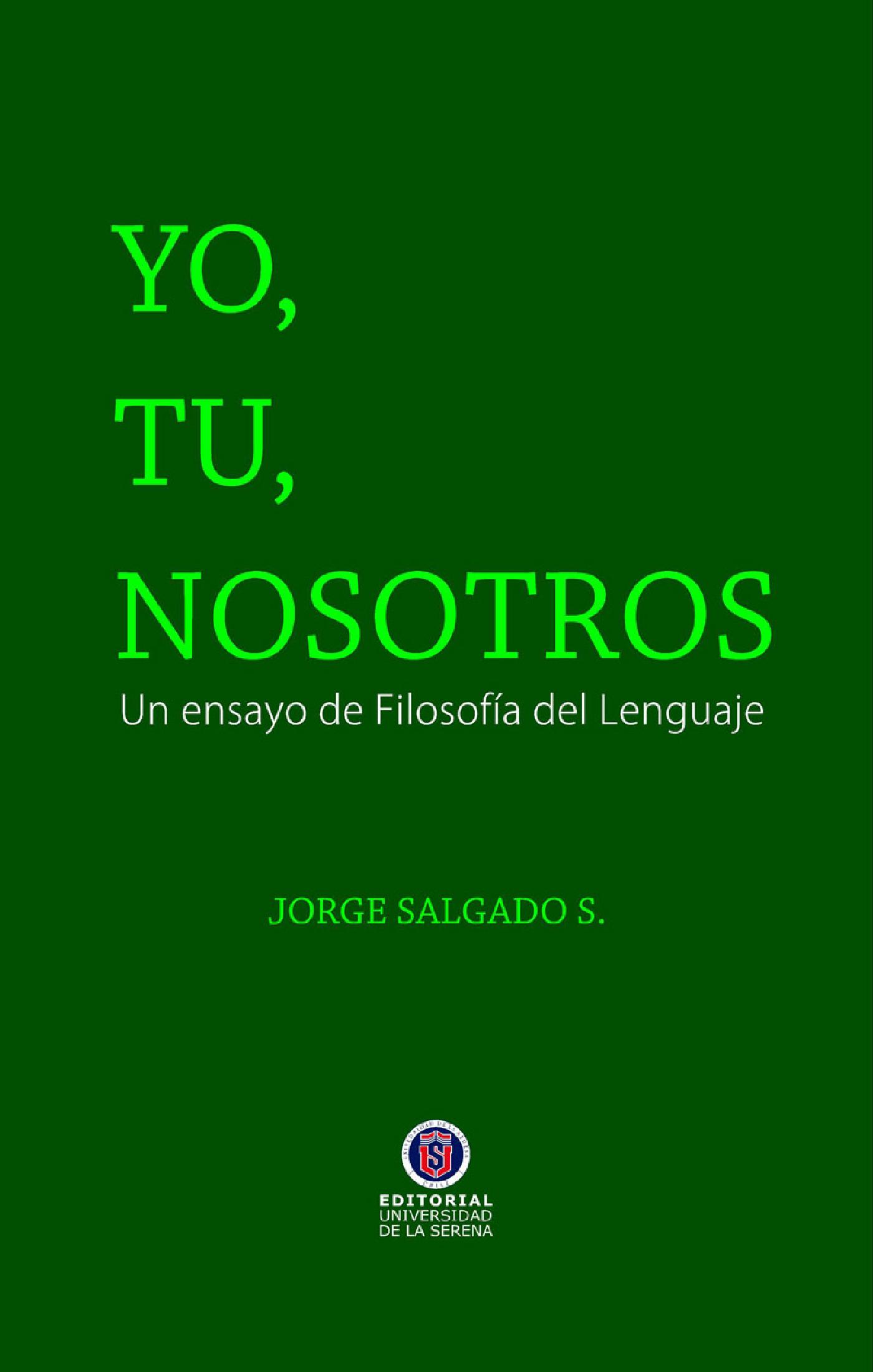 YO, TU, NOSOTROS. 