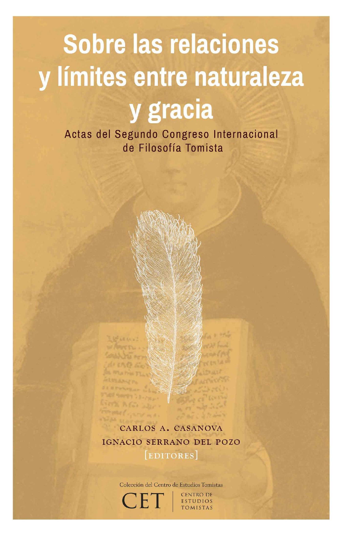 SOBRE LAS RELACIONES Y LÍMITES ENTRE NATURALEZA Y GRACIA 