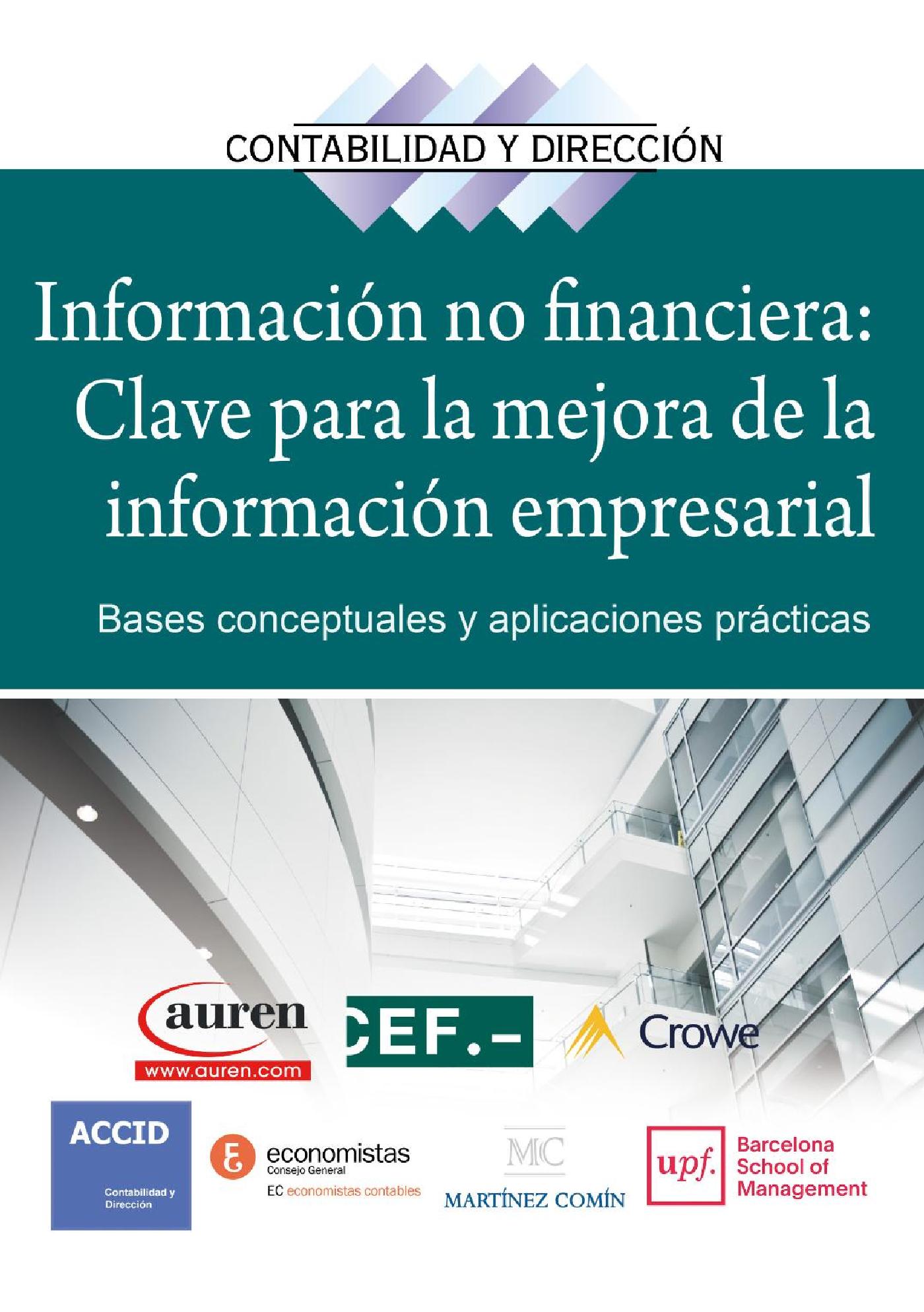 INFORMACIÓN NO FINANCIERA